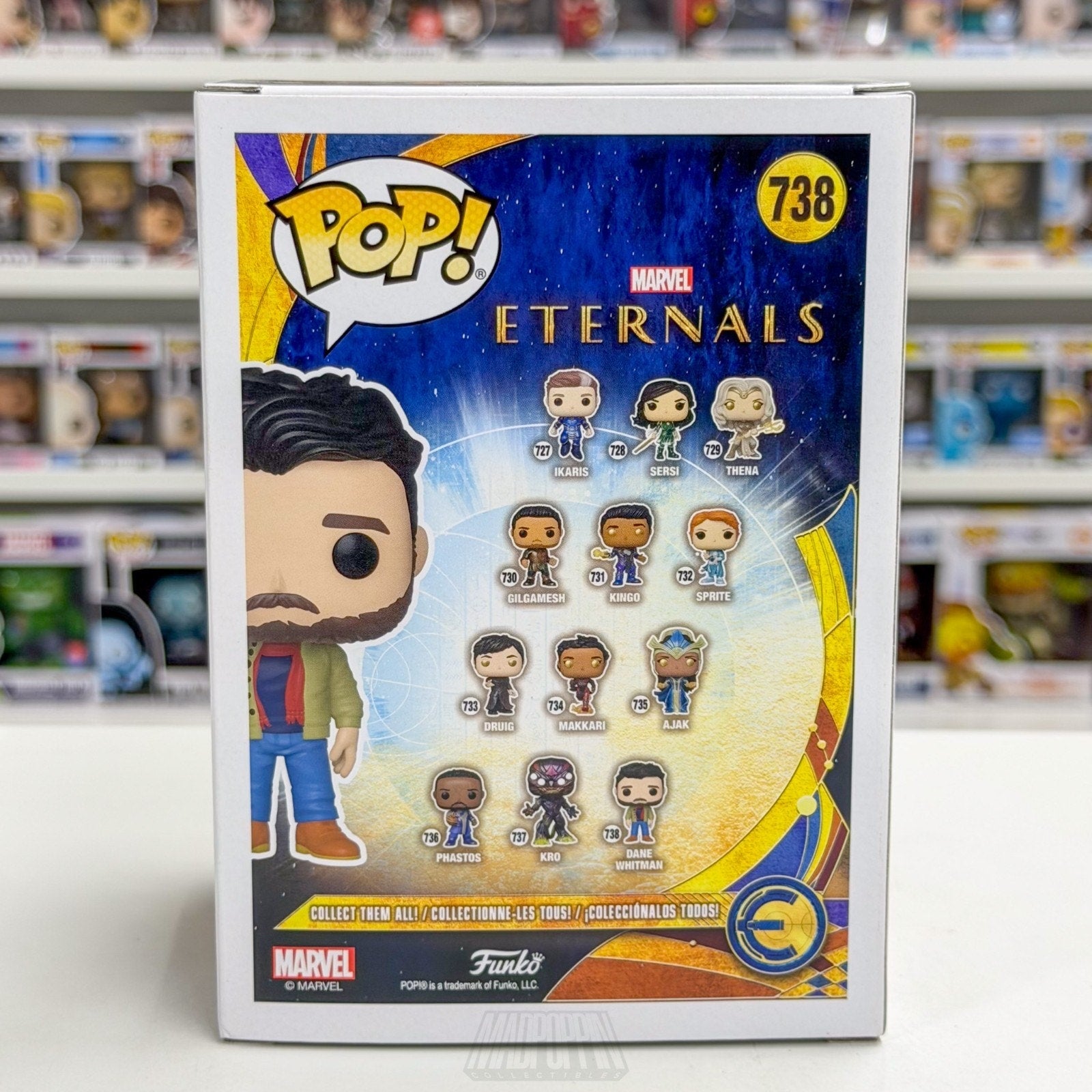 Funko Pop Eternals Dane Whitman 738 Marvel Black Knight Ebony Blade Vinyl Figure