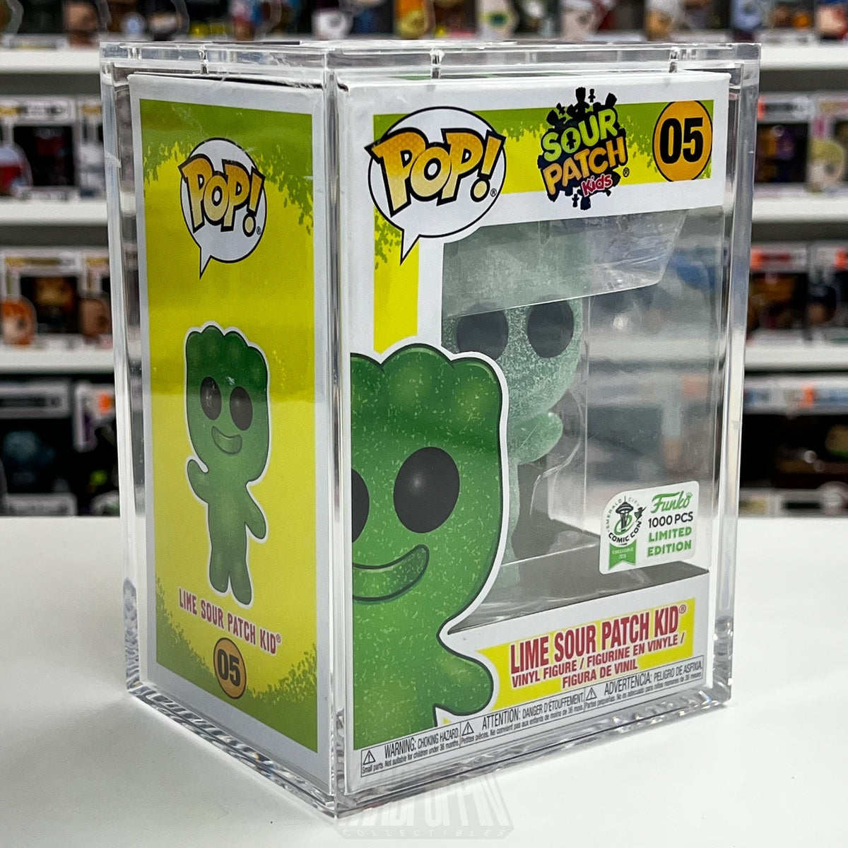 Funko Pop Lime Sour Patch Kid 05 ECCC 2024 Emerald City Comic Con 1000 PCS Candy