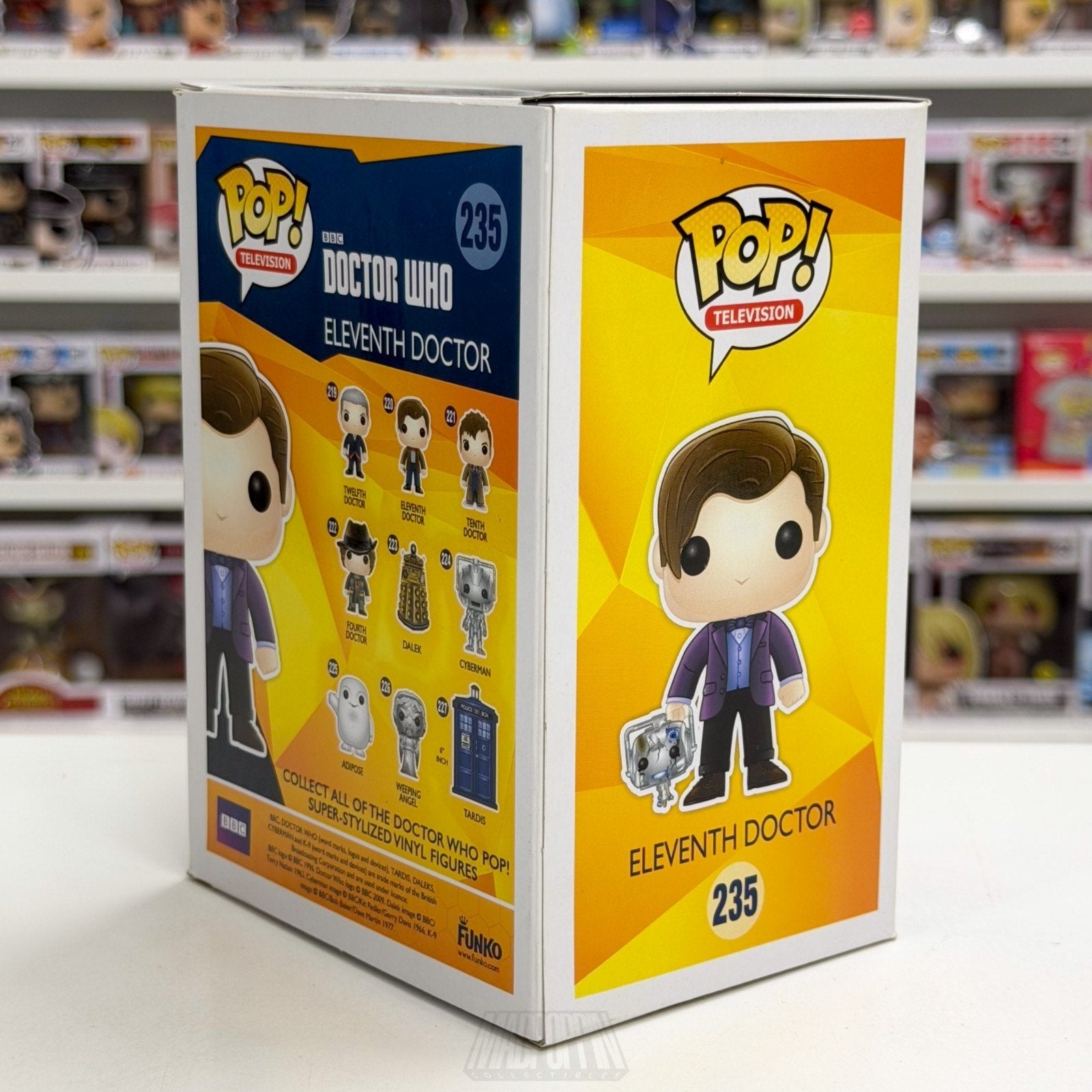 Funko Pop TV BBC Doctor Who Eleventh Doctor Cyberman Head SDCC 235 Vinyl Figure