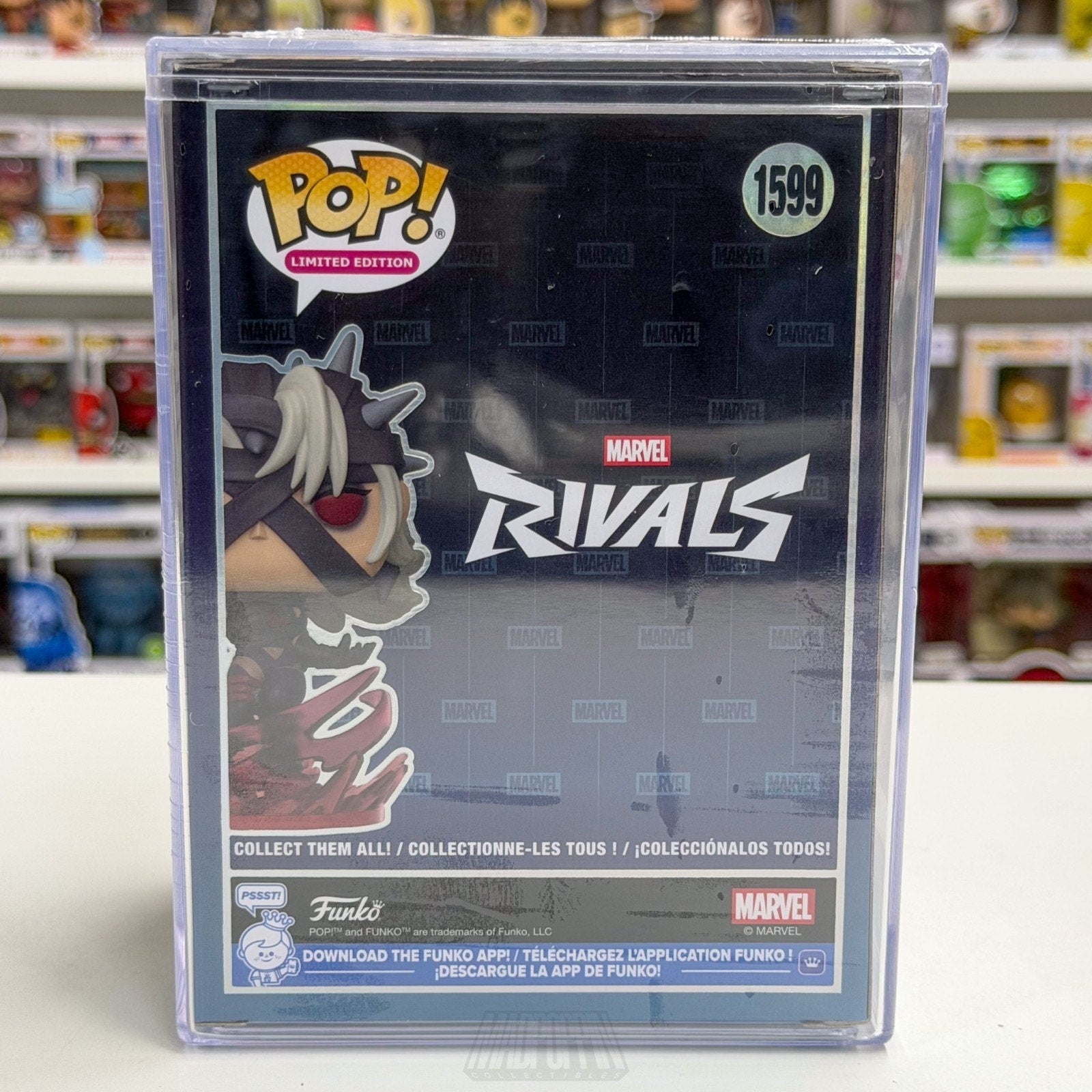 Funko Pop Marvel Rivals Malice 1599 SDCC 2026 Video Game OFFICIAL CON STICKER