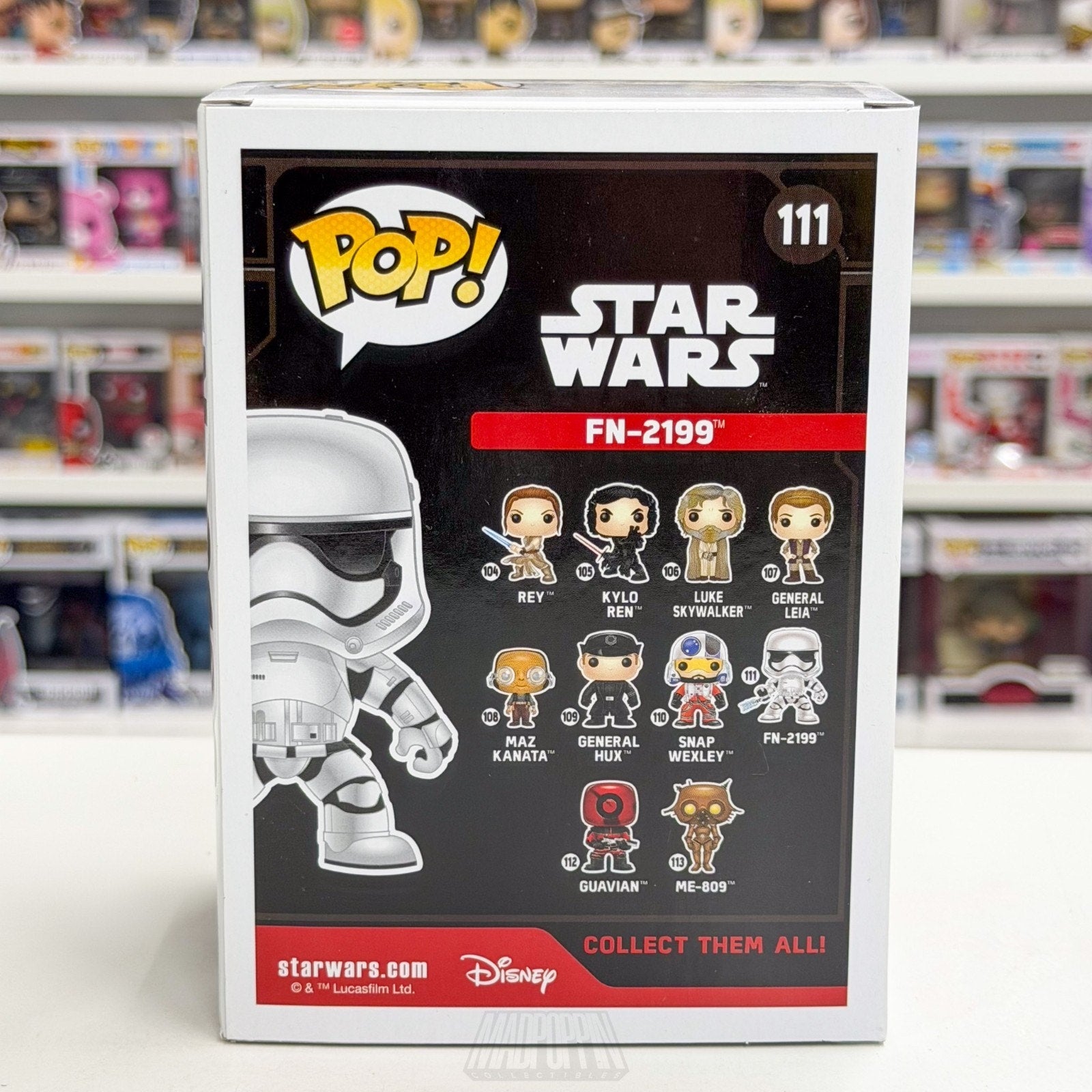 Funko Pop Star Wars Episode VII Force Awakens FN-2199 111 Stormtrooper Figure