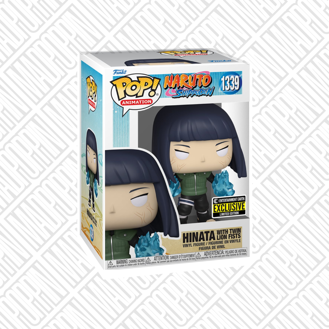 Funko Pop Anime Naruto Hinata with Twin Lion Fists Entertainment Earth #1339