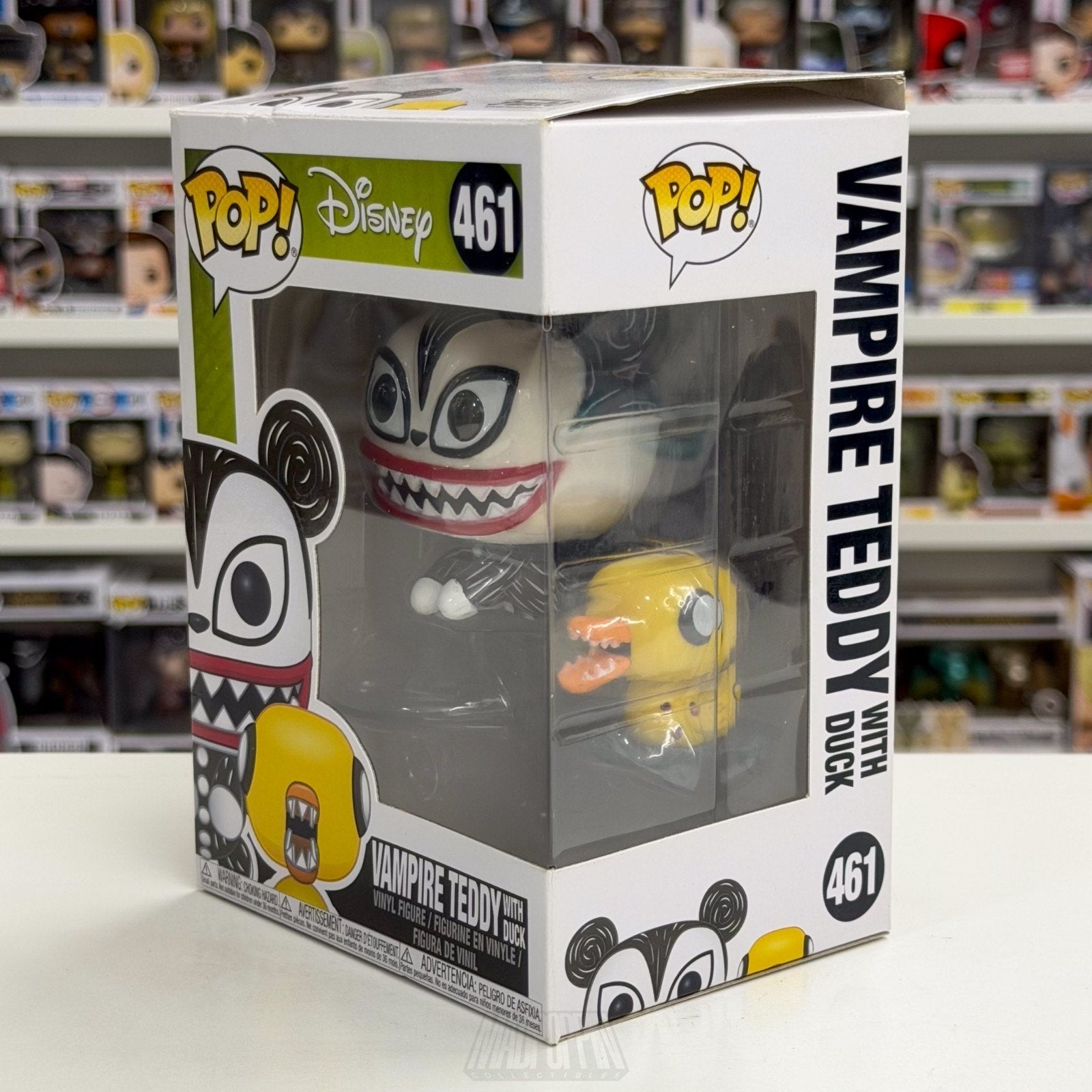Funko Pop Disney Nightmare Before Christmas Vampire Teddy w/Duck 461 Toy Figure