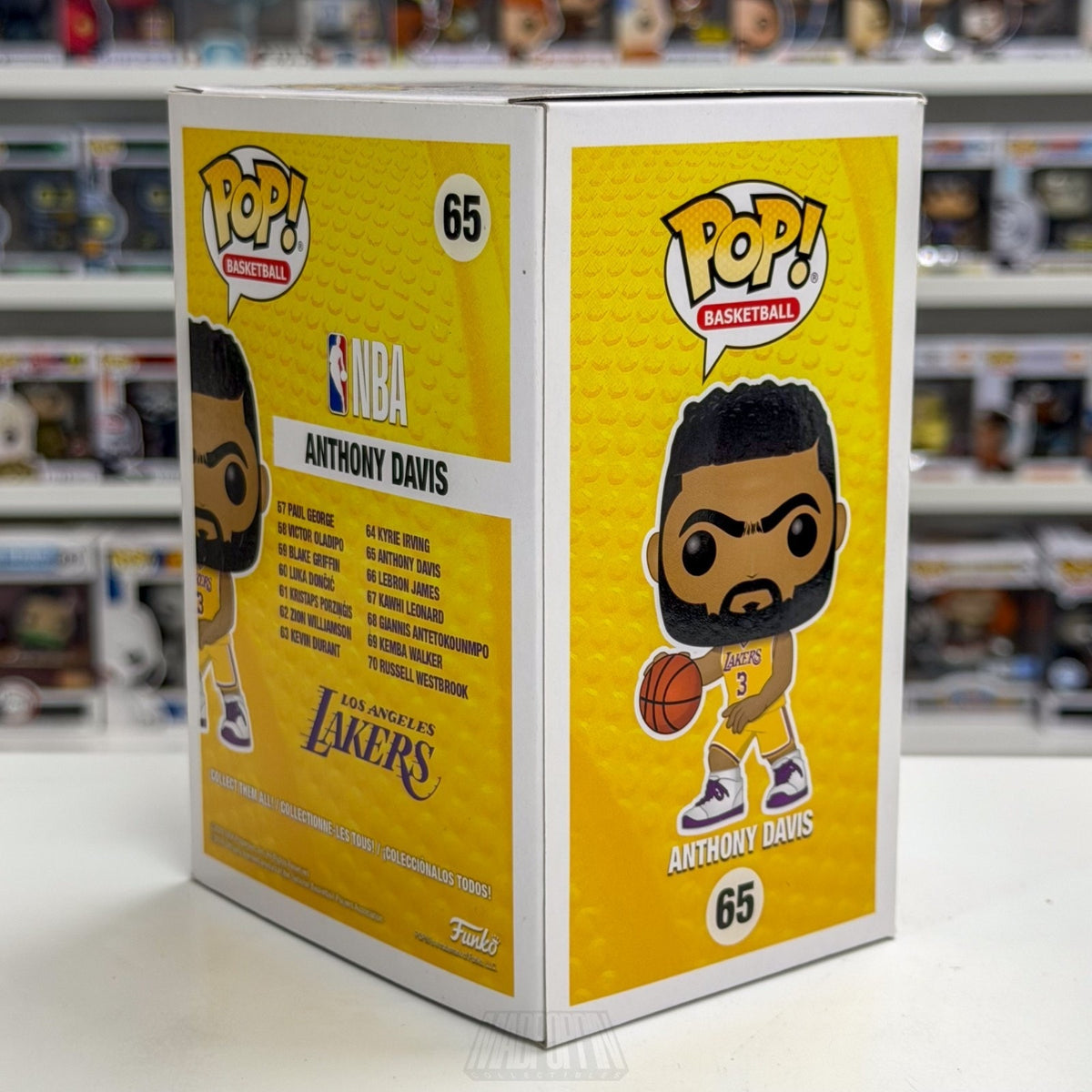 Funko Pop NBA Basketball Los Angeles Lakers Anthony Davis 65 Toy Vinyl Figure
