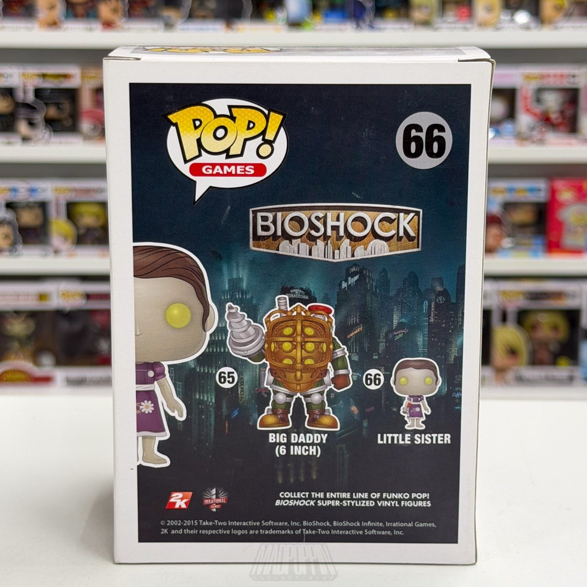 Funko Pop Games Bioshock Little Sister 66 FPS Rapture Gatherers Toy Vinyl Figure