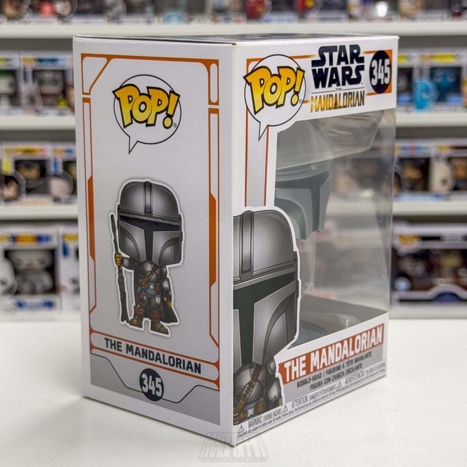 Funko Pop Star Wars The Mandalorian 345 Bounty Hunter Disney+ Toy Vinyl Figure
