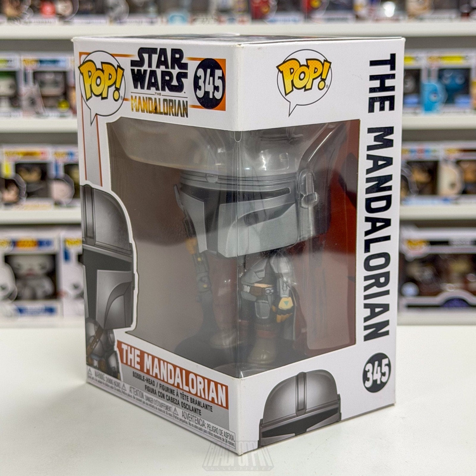 Funko Pop Star Wars The Mandalorian 345 Bounty Hunter Disney+ Toy Vinyl Figure