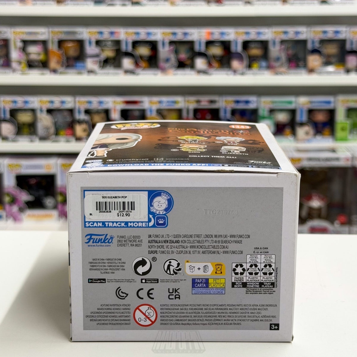 Funko Pop Anime Seven Deadly Sins Elizabeth Liones 1343 Japan Manga Vinyl Figure