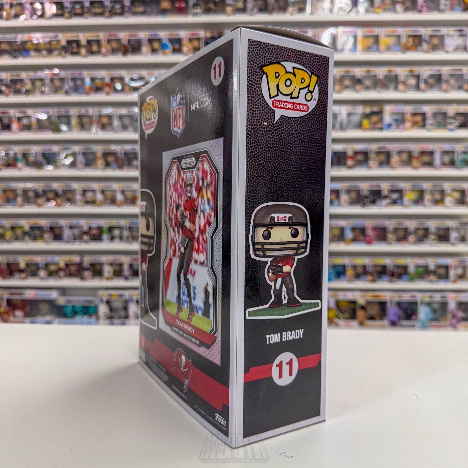 Funko Pop NLF Football Tampa Bay Bucs Tom Brady 11 Panini Prizm Toy Vinyl Figure