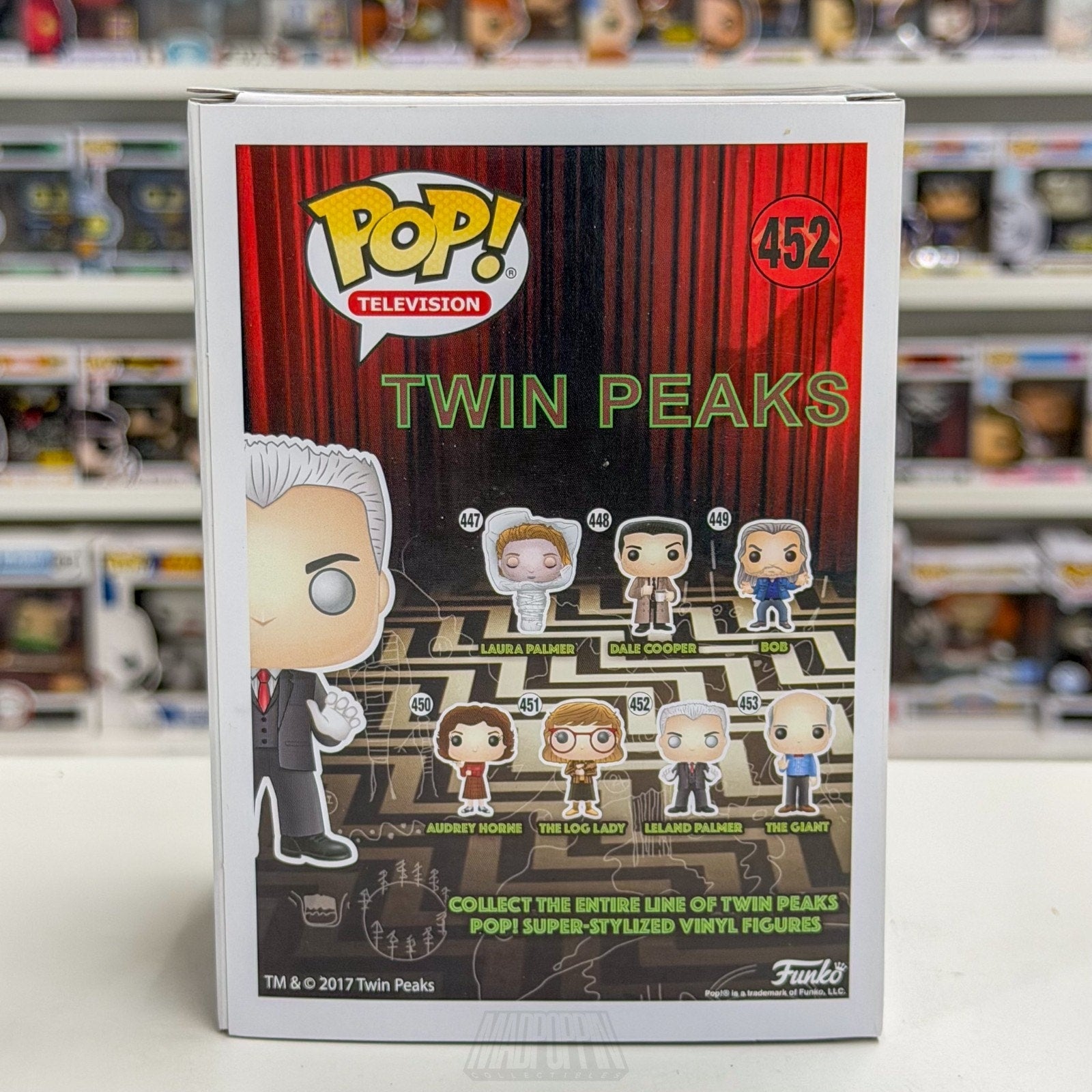Funko Pop TV Twin Peaks Leland Palmer 452 Vaulted Rare Mystery Horror Toy Figure