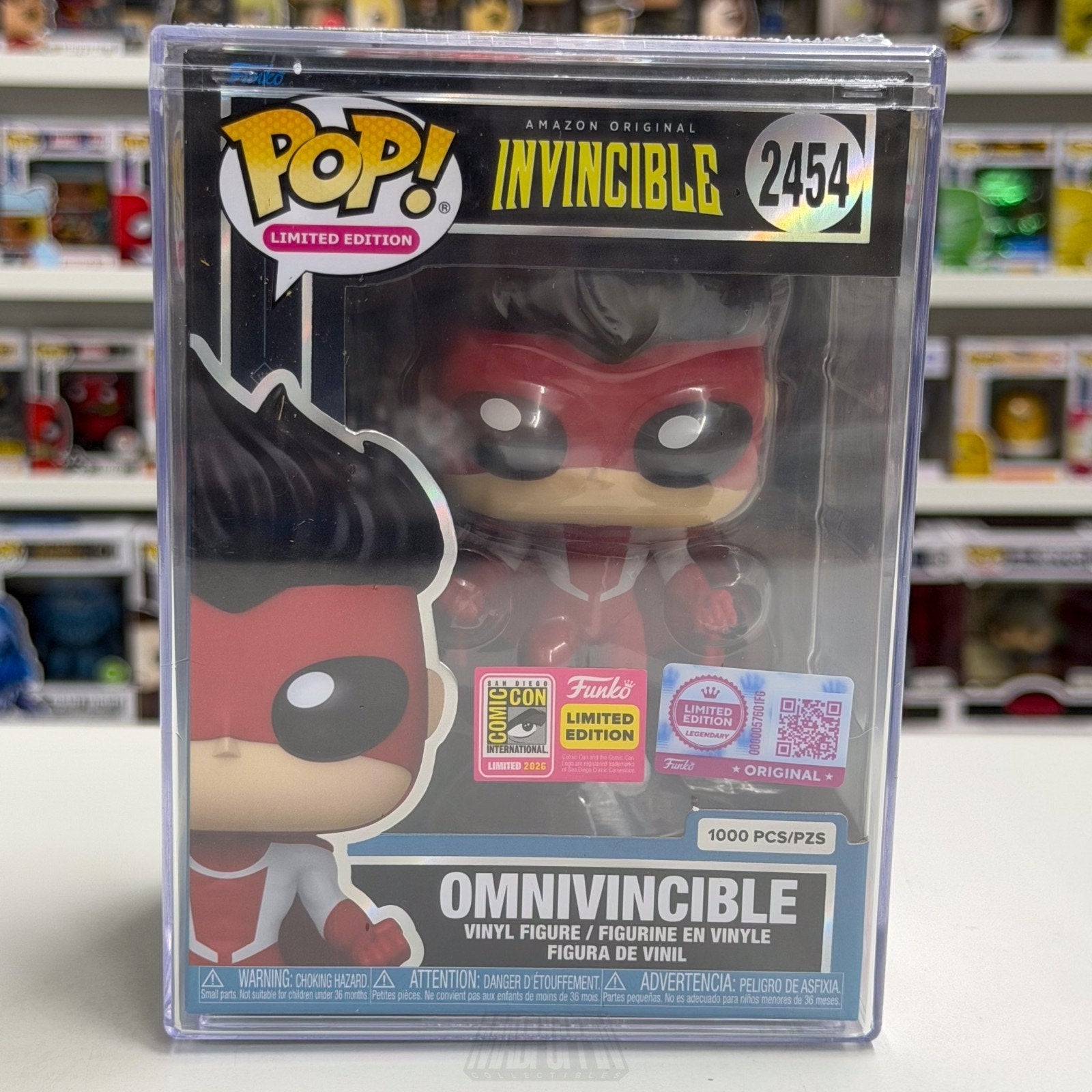 Funko Pop Invincible Omnivincible SDCC 2026 LE 1000 Toy OFFICIAL CON STICKER