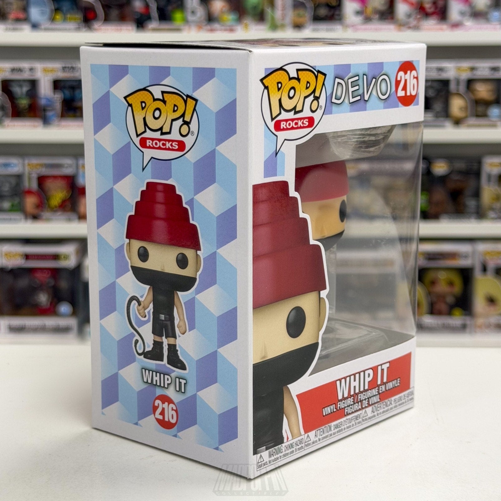 Funko Pop Rocks Devo Whip It 216 Music New Wave Synth Electronic Vinyl Figure