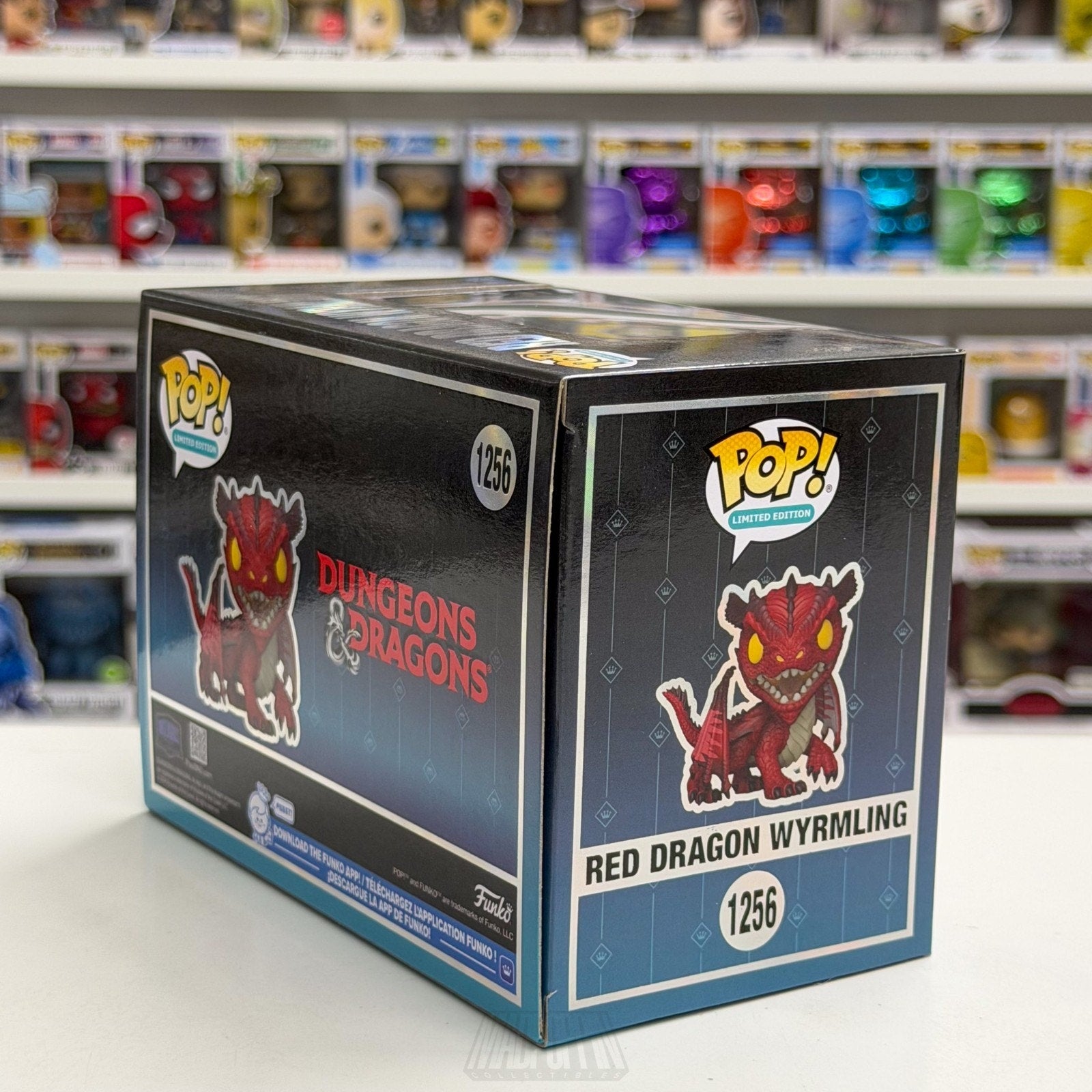 Funko Pop Games Dungeons Dragons Red Dragon Wyrmling 1256 SDCC 2026 CON STICKER