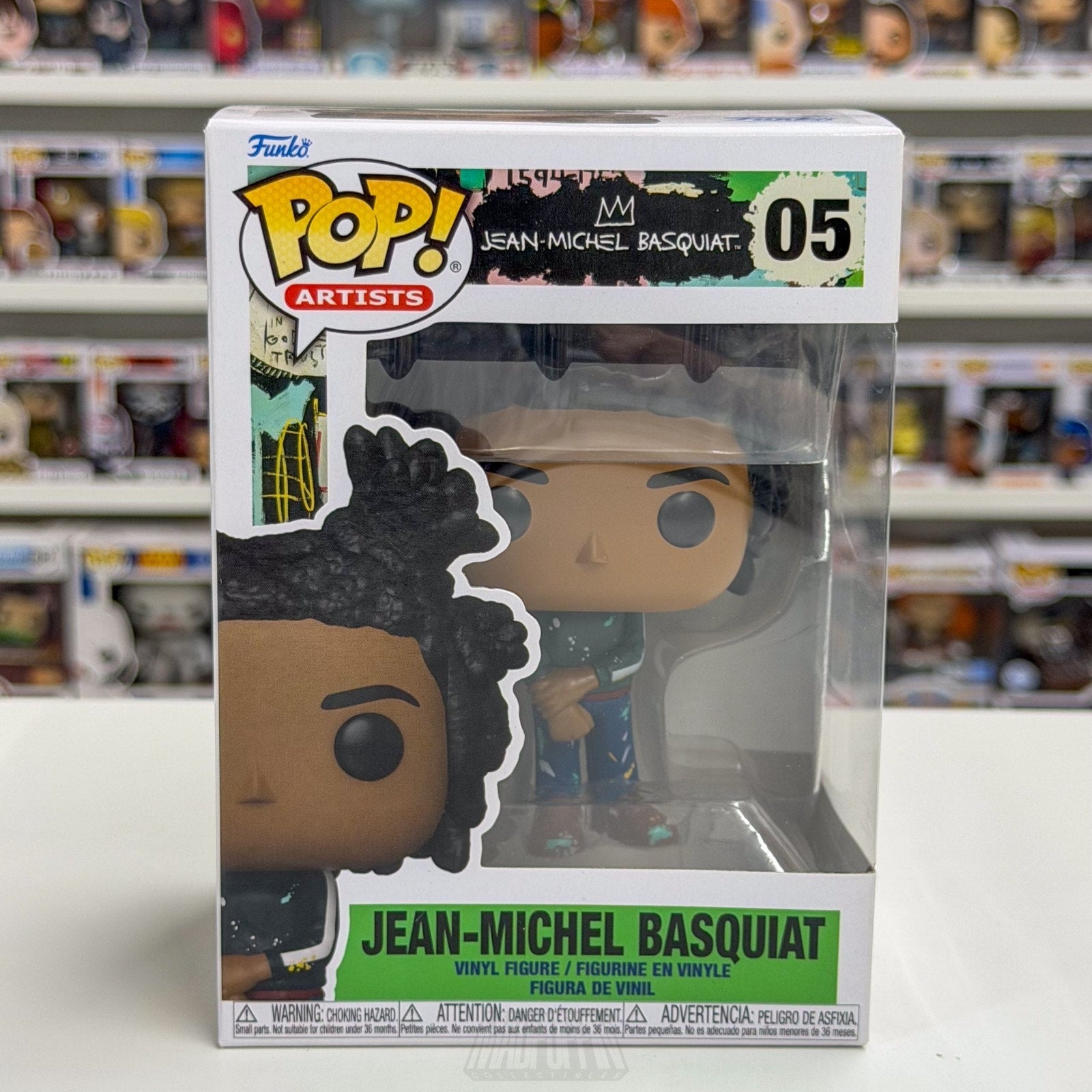 Funko Pop Artists Jean-Michel Basquiat 05 Neo Expressionism Graffiti Rare Figure