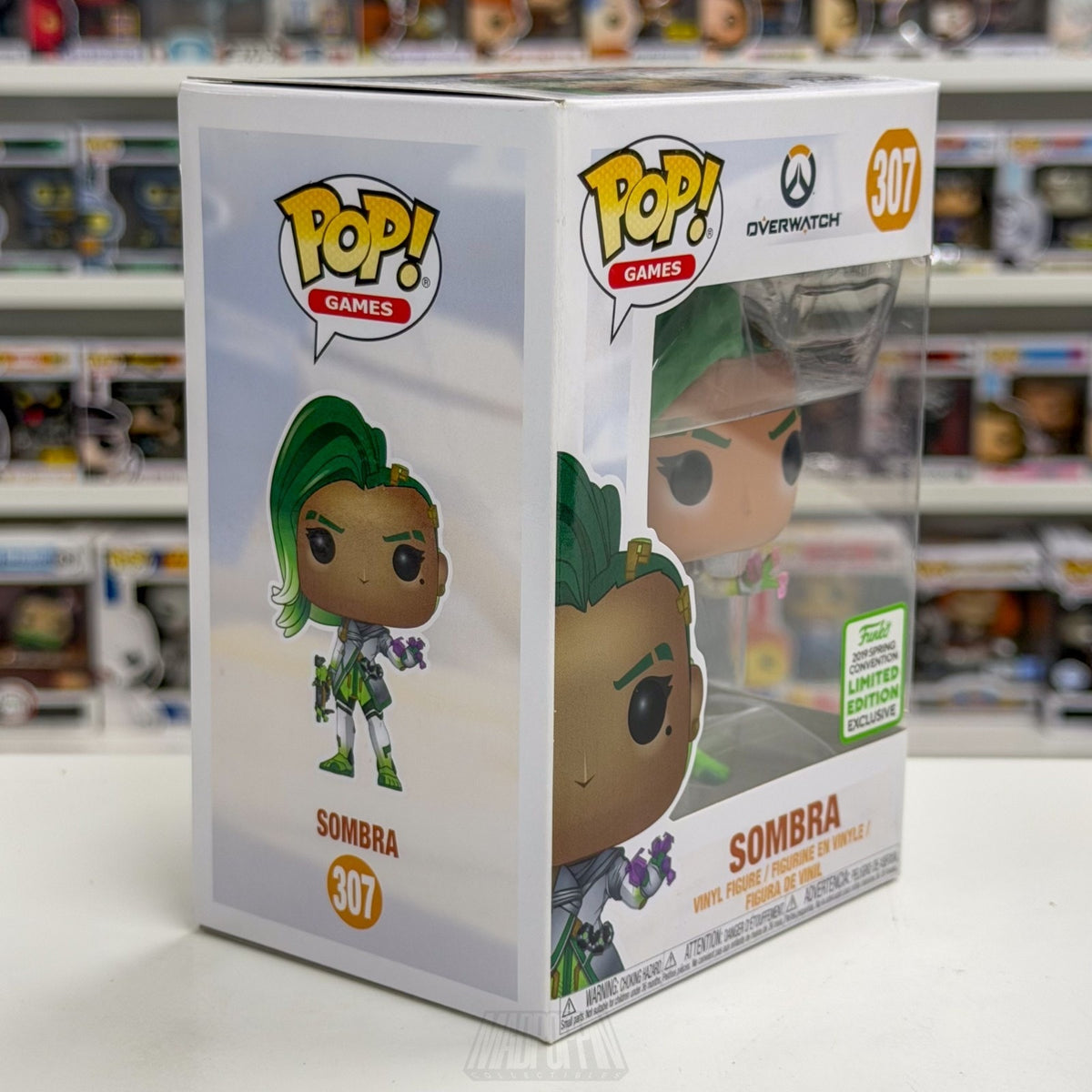 Funko Pop Video Games Overwatch Sombra ECCC Spring Con 307 Blizzard Vinyl Figure