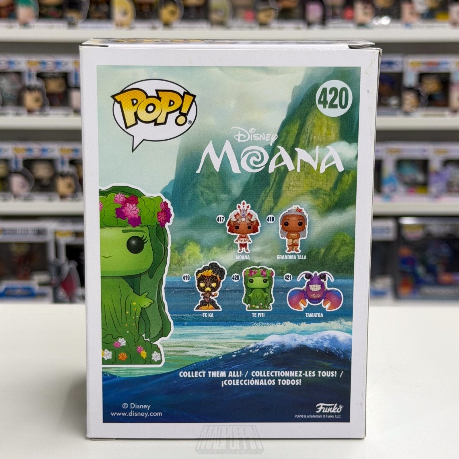 Funko Pop Disney Moana Te Fiti 420 Polynesia Island Godess of Life Vinyl Figure