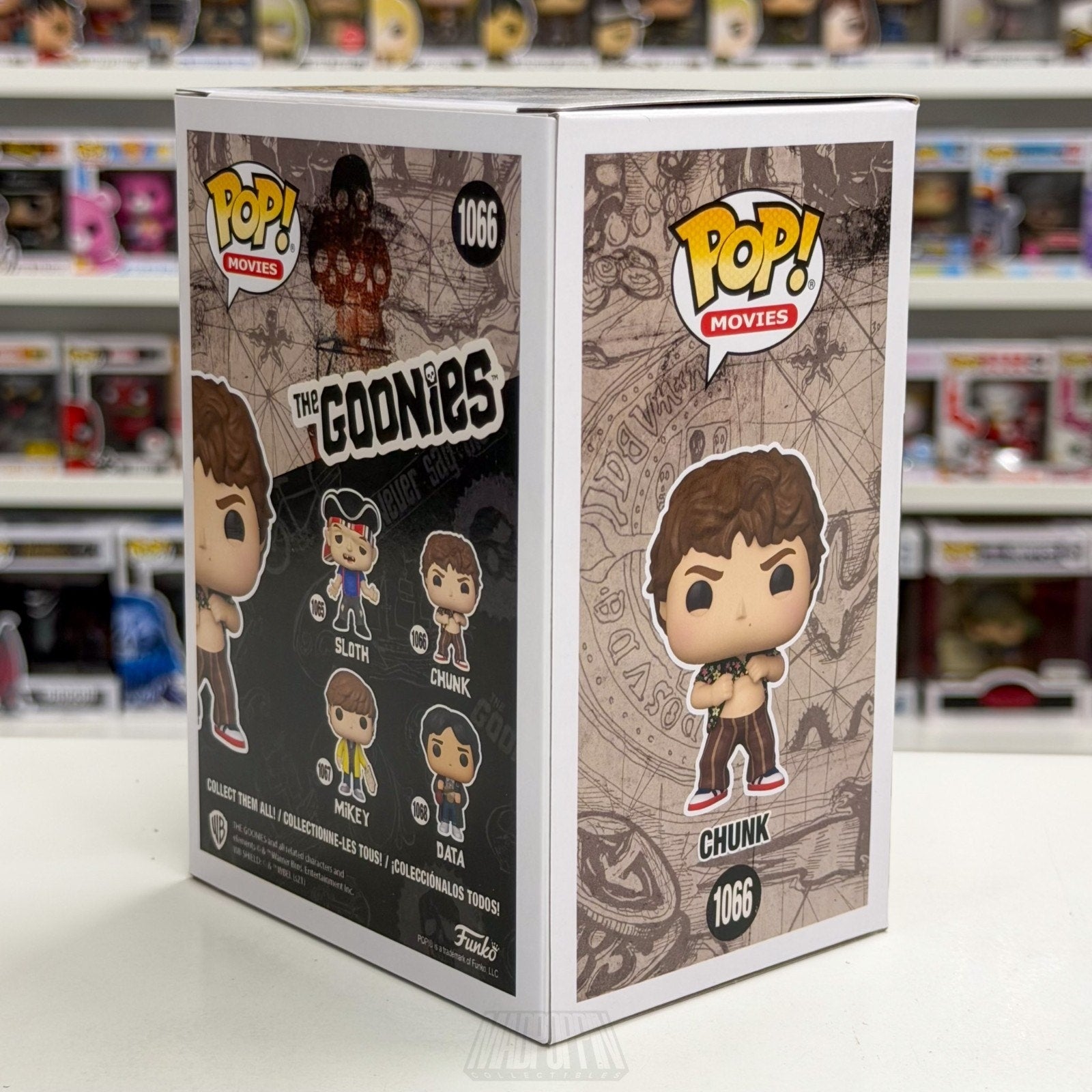 Funko Pop Movies The Goonies Chunk Truffle Shuffle 1066 Adventure Vinyl Figure