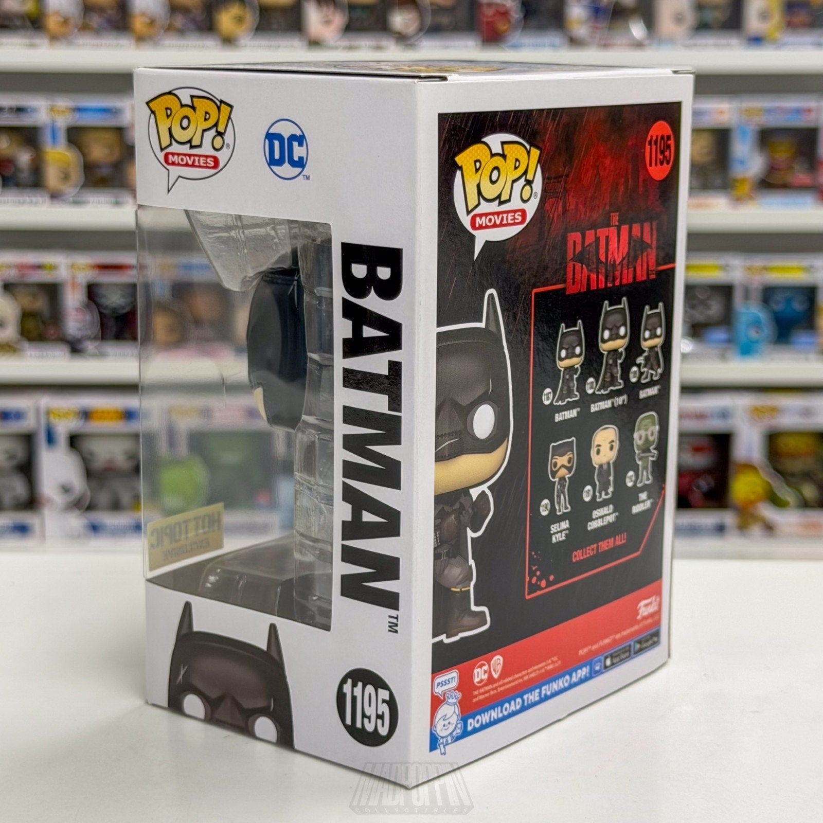 Funko Pop DC Movies Batman Battle Damage Hot Topic 1195 Detective Vinyl Figure