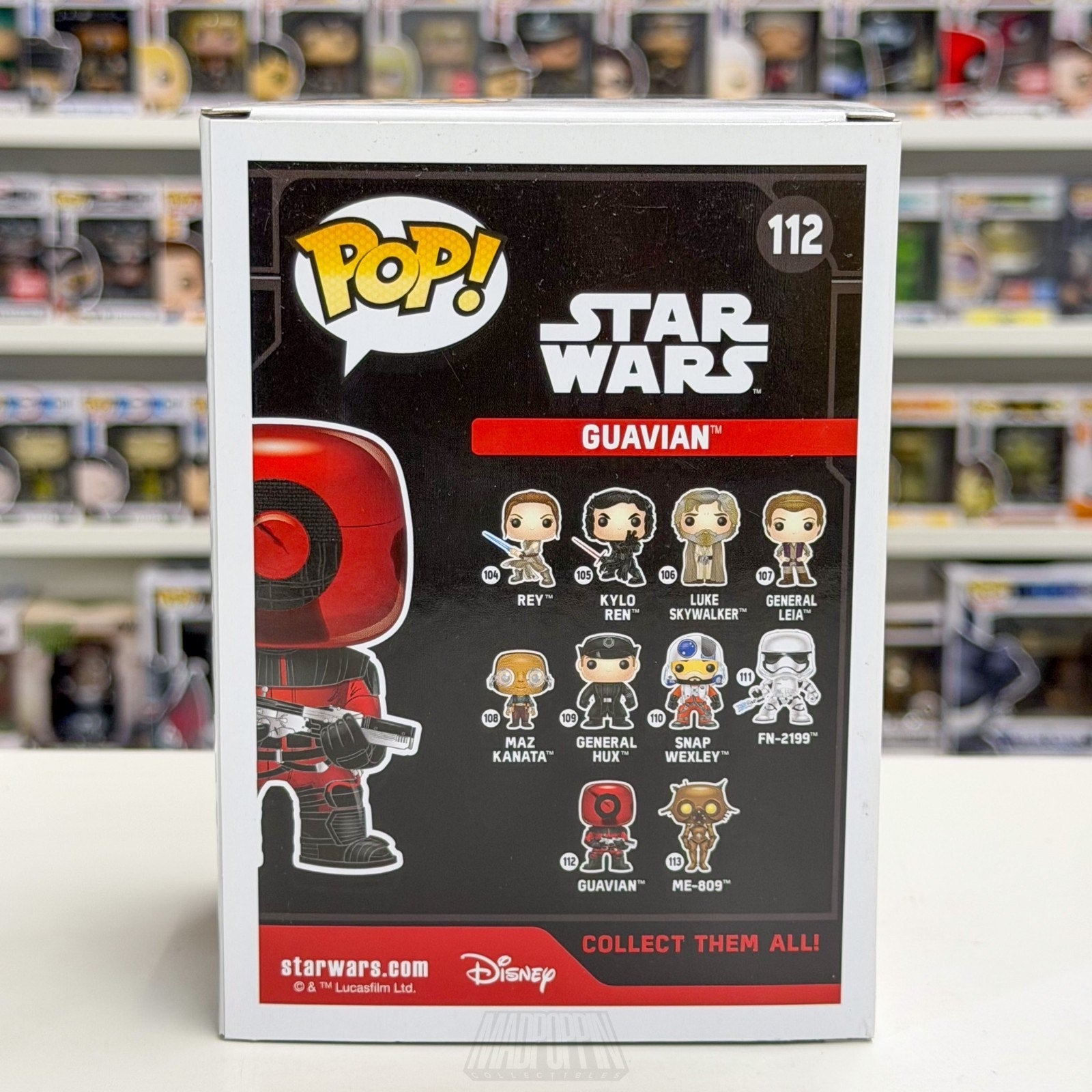 Funko Pop Star Wars EP 7 Force Awakens Guavian 112 Red Armor Toy Vinyl Figure