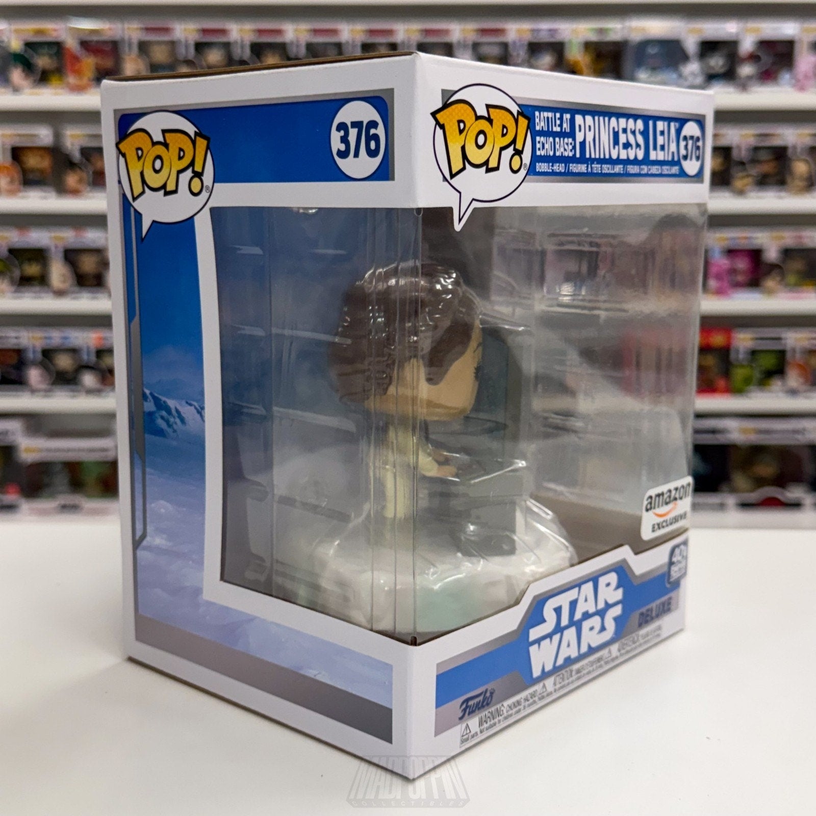 Funko Pop Star Wars Battle Echo Base Princess Leia Amazon 376 ESB Vinyl Figure