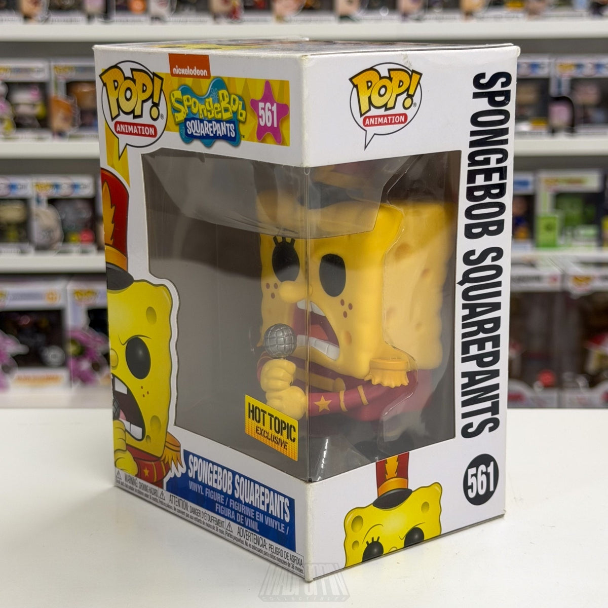 Funko Pop Animation Spongebob Squarepants Band Outfit Hot Topic 561 Vinyl Figure