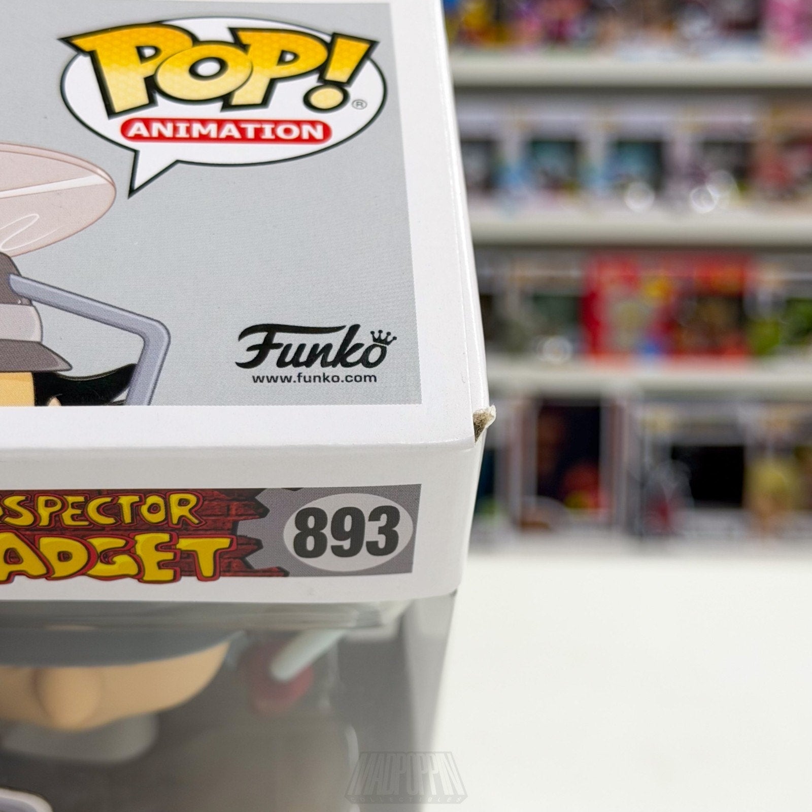 Funko Pop Animation Inspector Gadget Flying 893 Dimwitted Cyborg Vinyl Figure