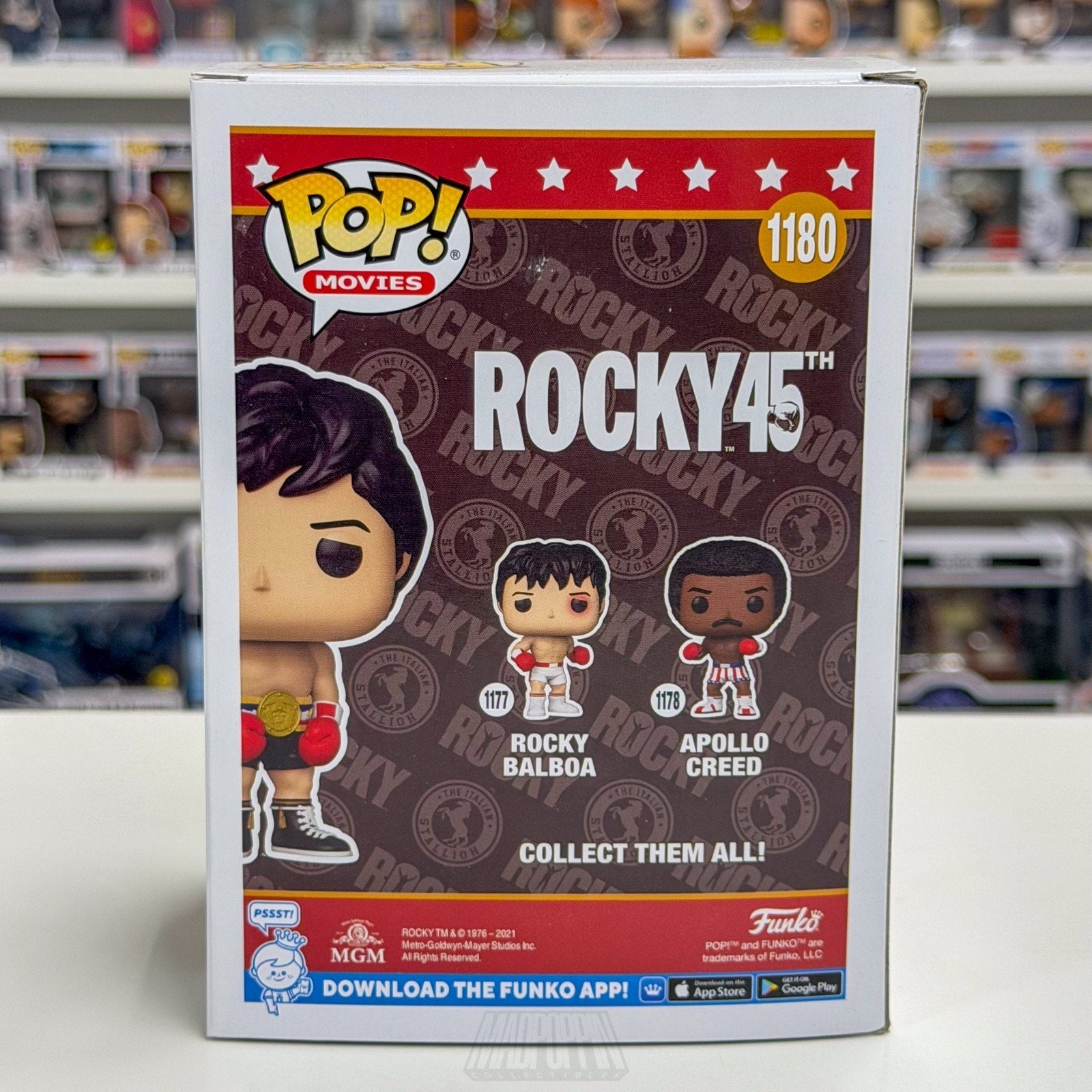 Funko Pop Movies Rocky Balboa Belt Champ Specialty Series 1180 Toy Vinyl Figure