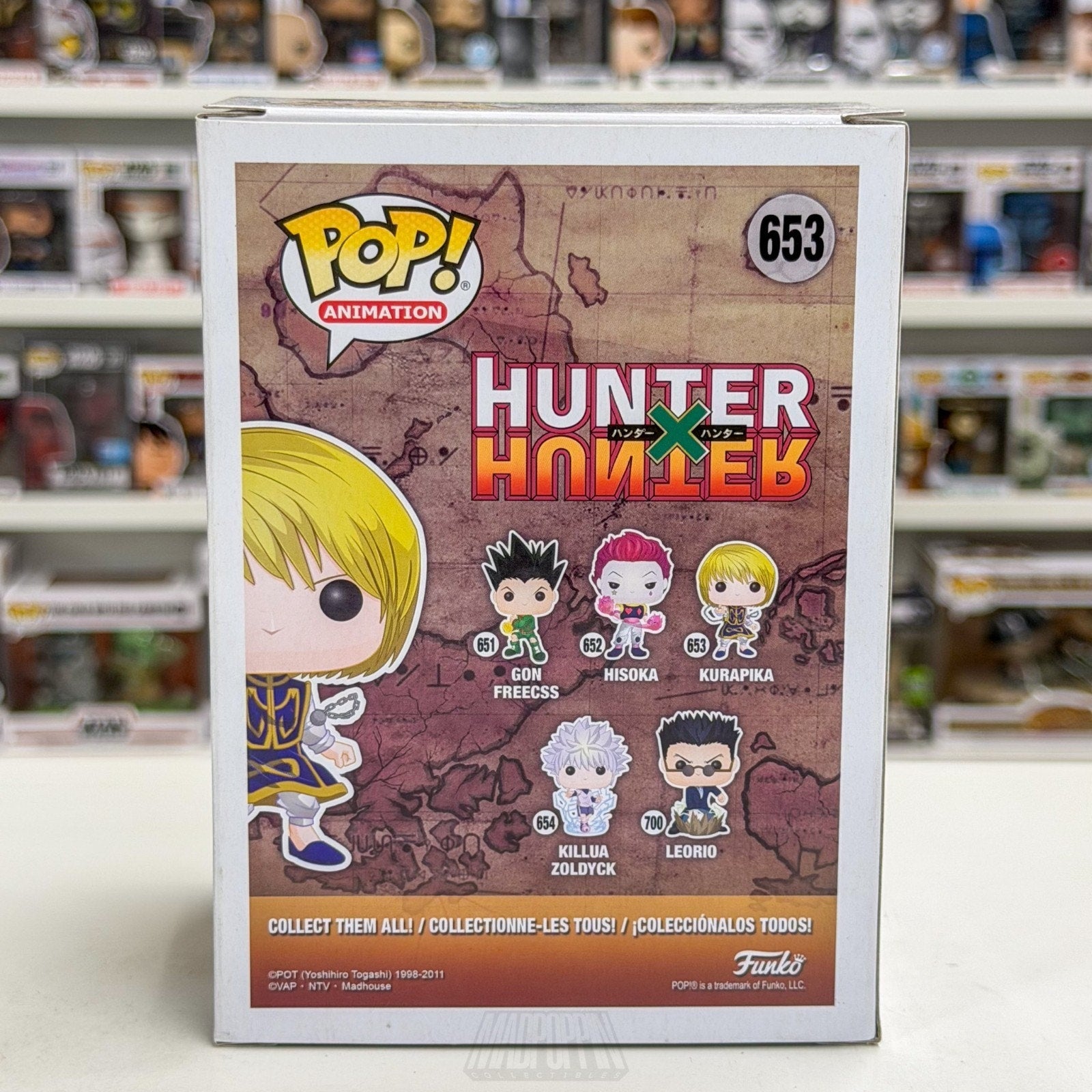 Funko Pop Anime Hunter x Hunter Kurapika 653 Japanese Manga Toy Vinyl Figure