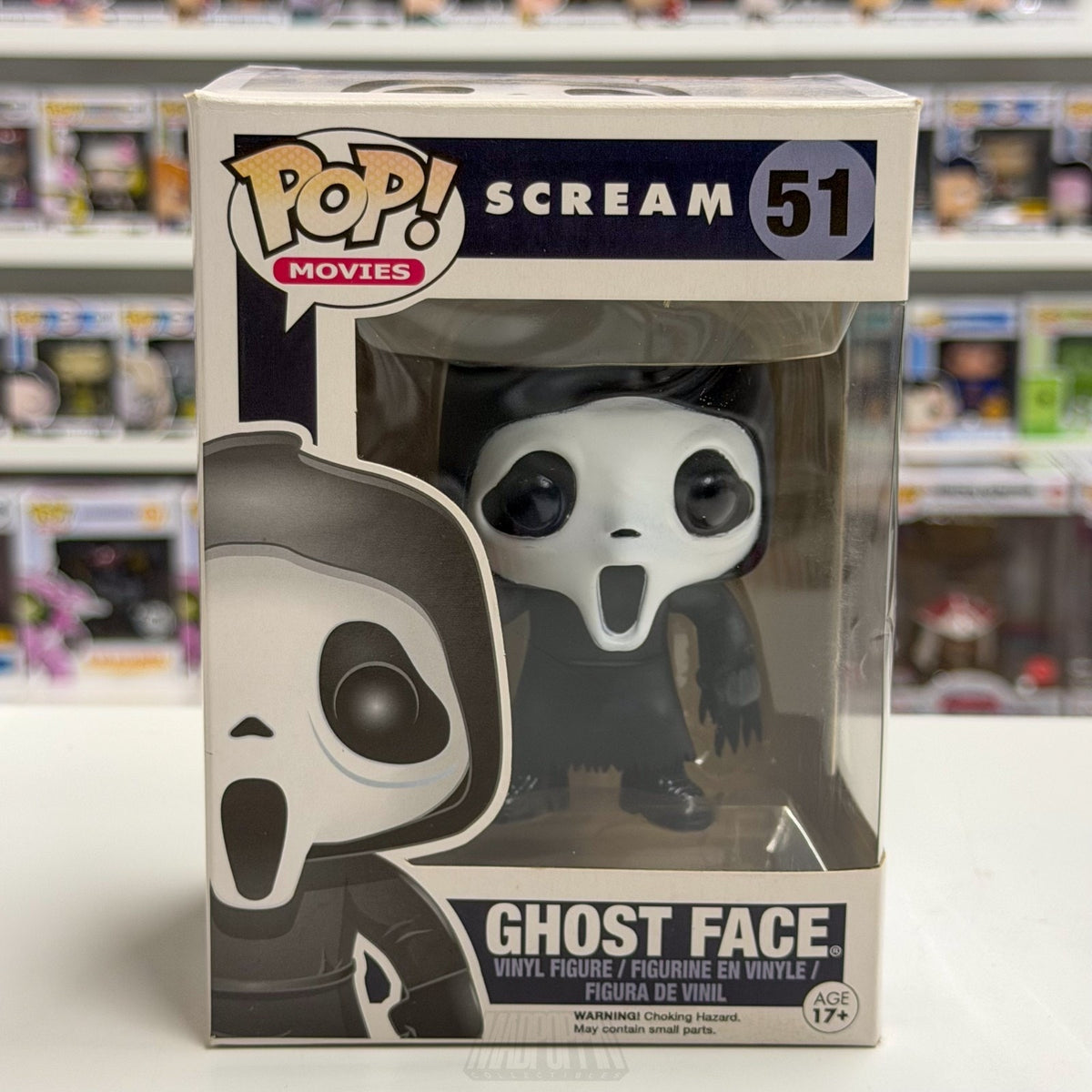 Funko Pop Movies Scream Ghost Face 51 Killer Slasher Horror Toy Vinyl Figure