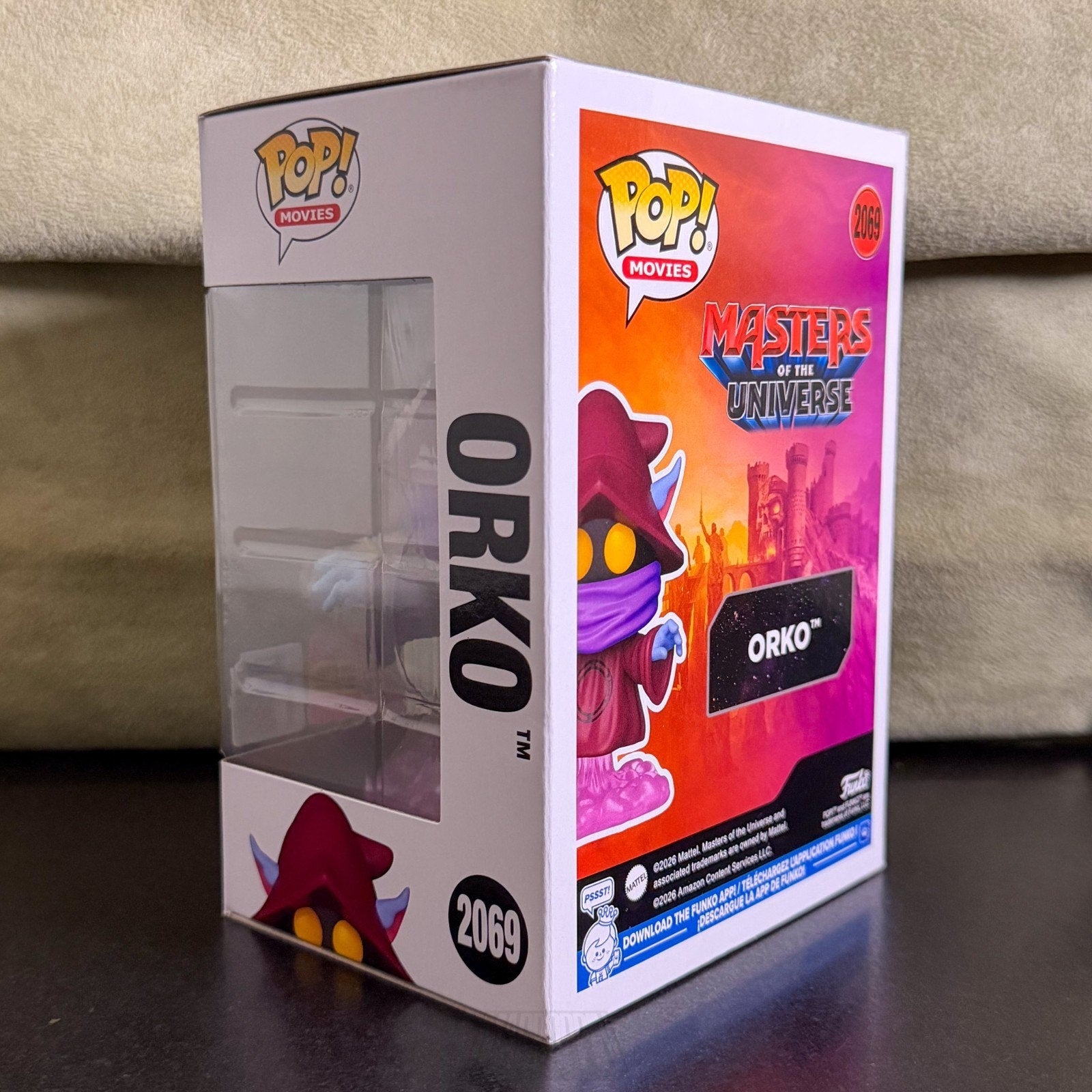 Funko Pop Movies Masters of the Universe Orko 2069 SDCC 2026 MOTU Vinyl Figure