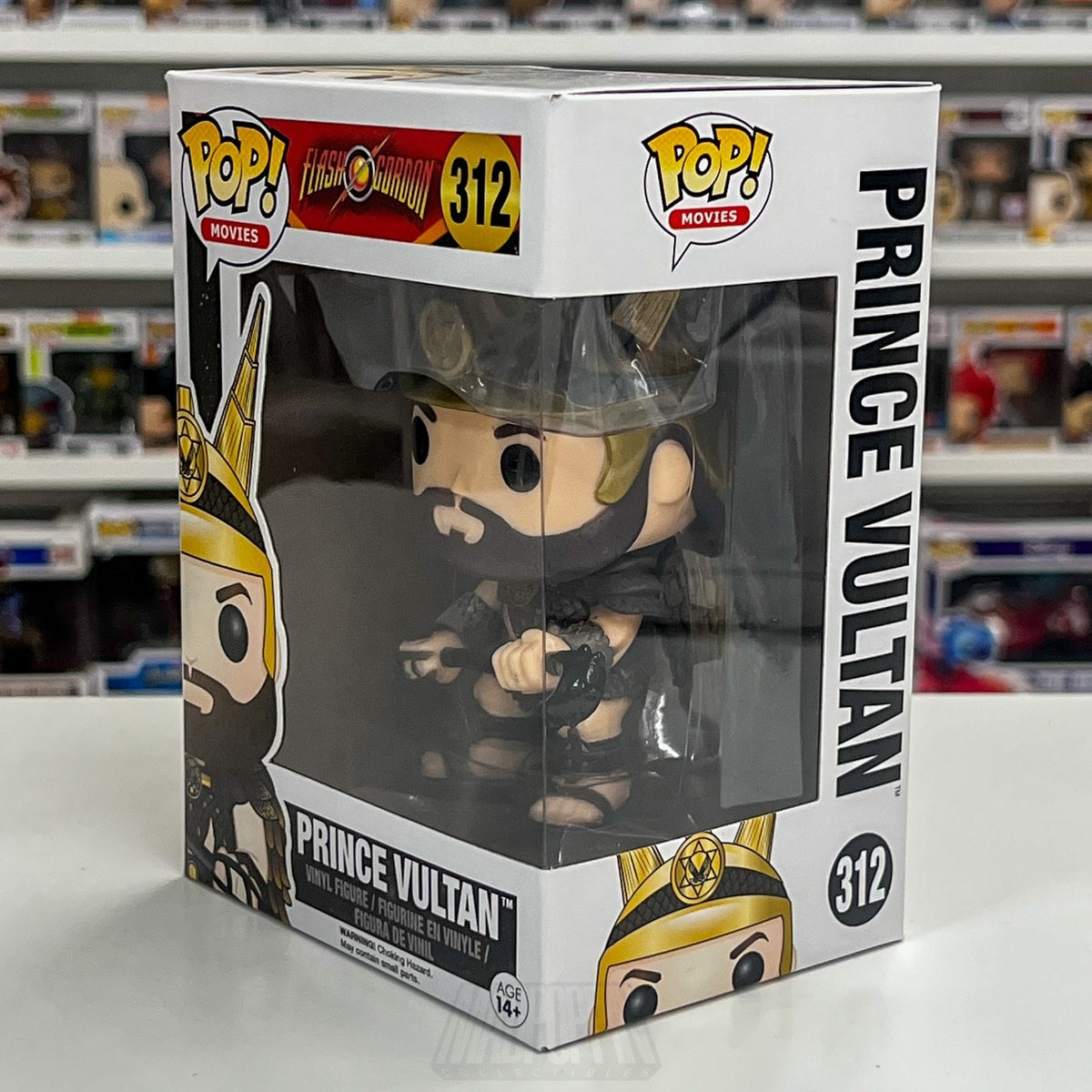 Funko Pop Movies Flash Gordon Prince Vultan 312 Space Opera Toy Vinyl Figure