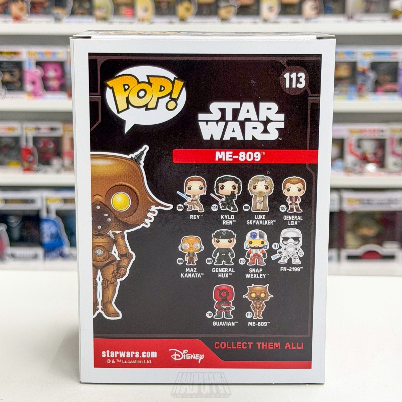 Funko Pop Star Wars The Force Awakens ME-809 113 Protocol Droid Toy Vinyl Figure