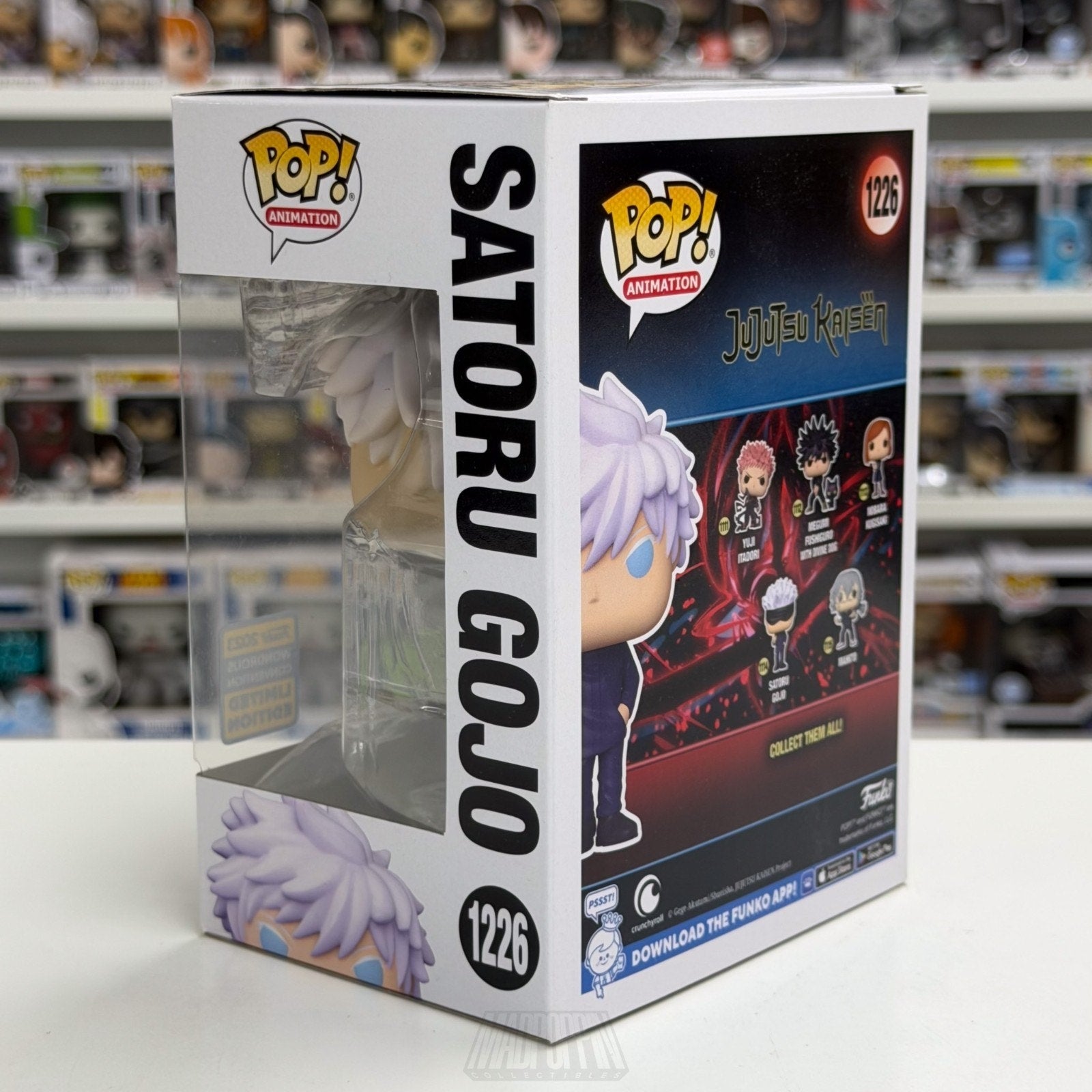 Funko Pop Anime Jujutsu Kaisen Satoru Gojo WonderCon 1226 Manga Toy Vinyl Figure