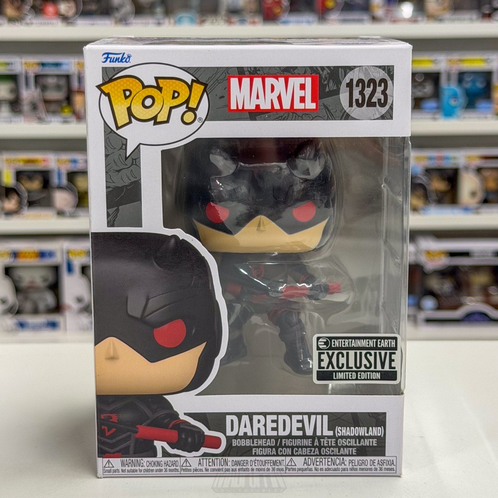 Funko Pop Marvel Daredevil Shadowland Entertainment Earth 1323 Toy Vinyl Figure