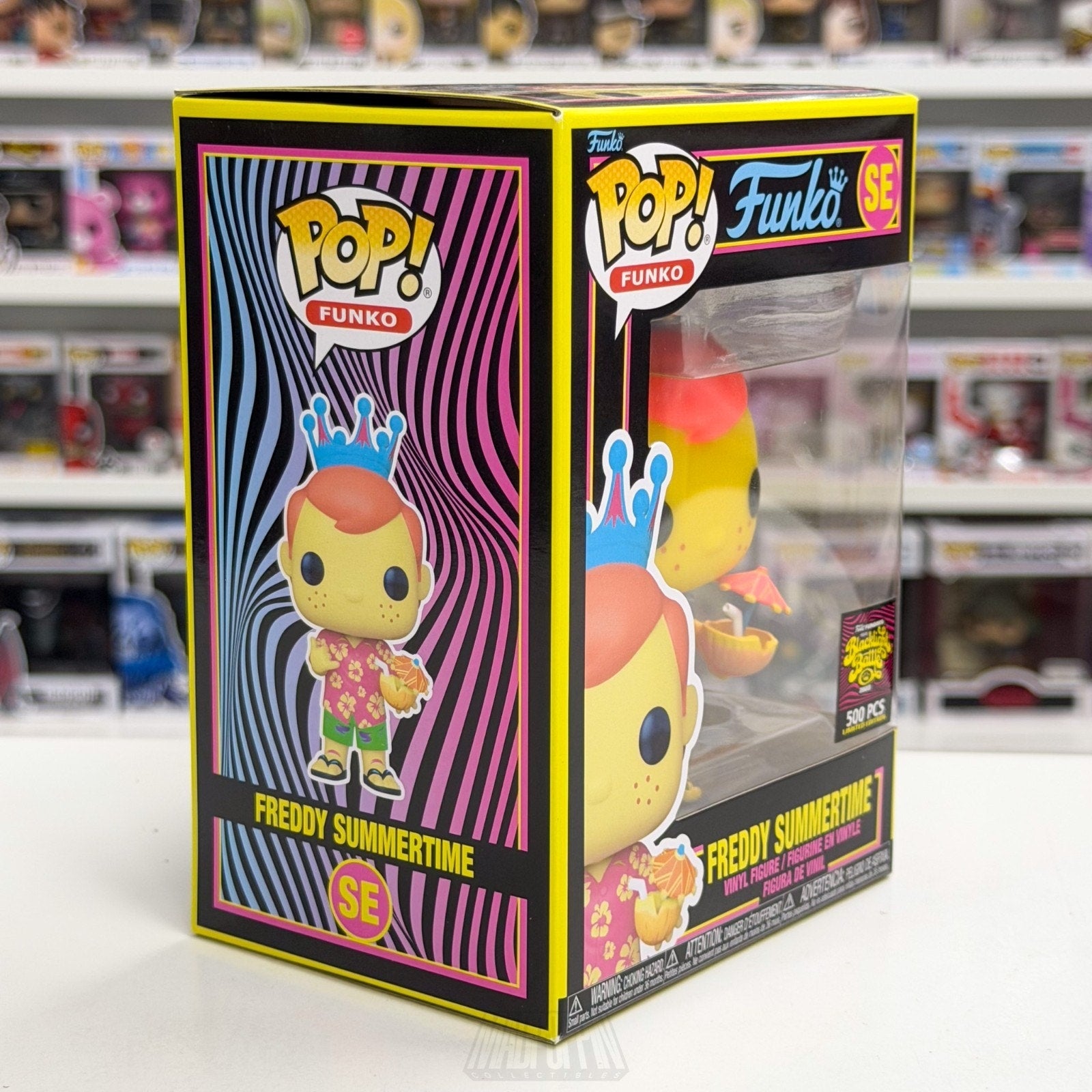 Funko Pop Fundays Blacklight Battle Freddy Summertime SE 500 PCS Vinyl Figure