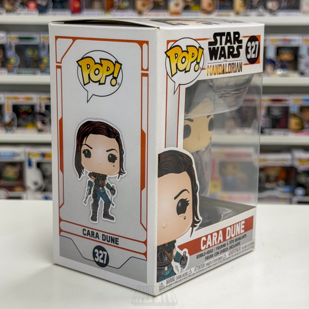Funko Pop Star Wars The Mandalorian Cara Dune 327 Rebel Mercenary Vinyl Figure