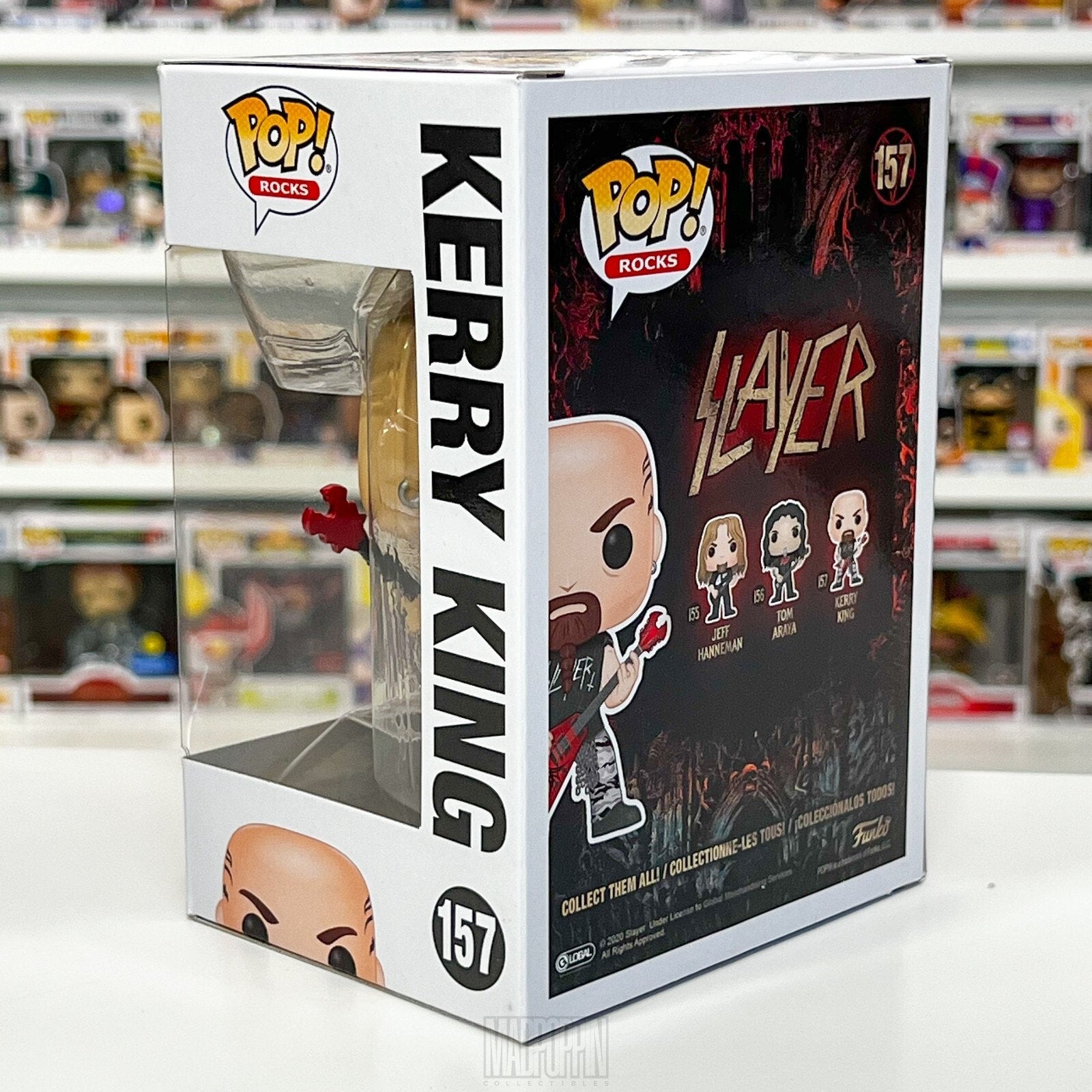 Funko Pop Rocks Slayer Kerry King 157 Guitarist Thrash Heavy Metal Vinyl Figure
