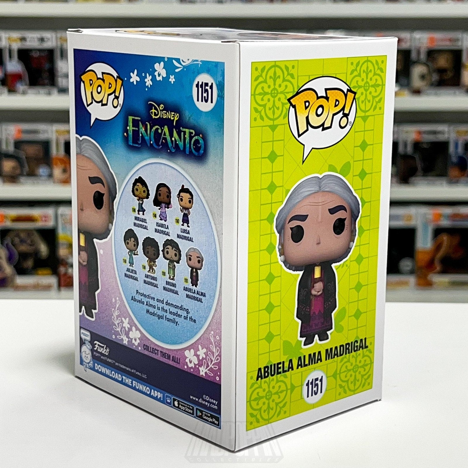 Funko Pop Disney Encanto Abuela Alma Madrigal 1151 Grandma Magic Vinyl Figure