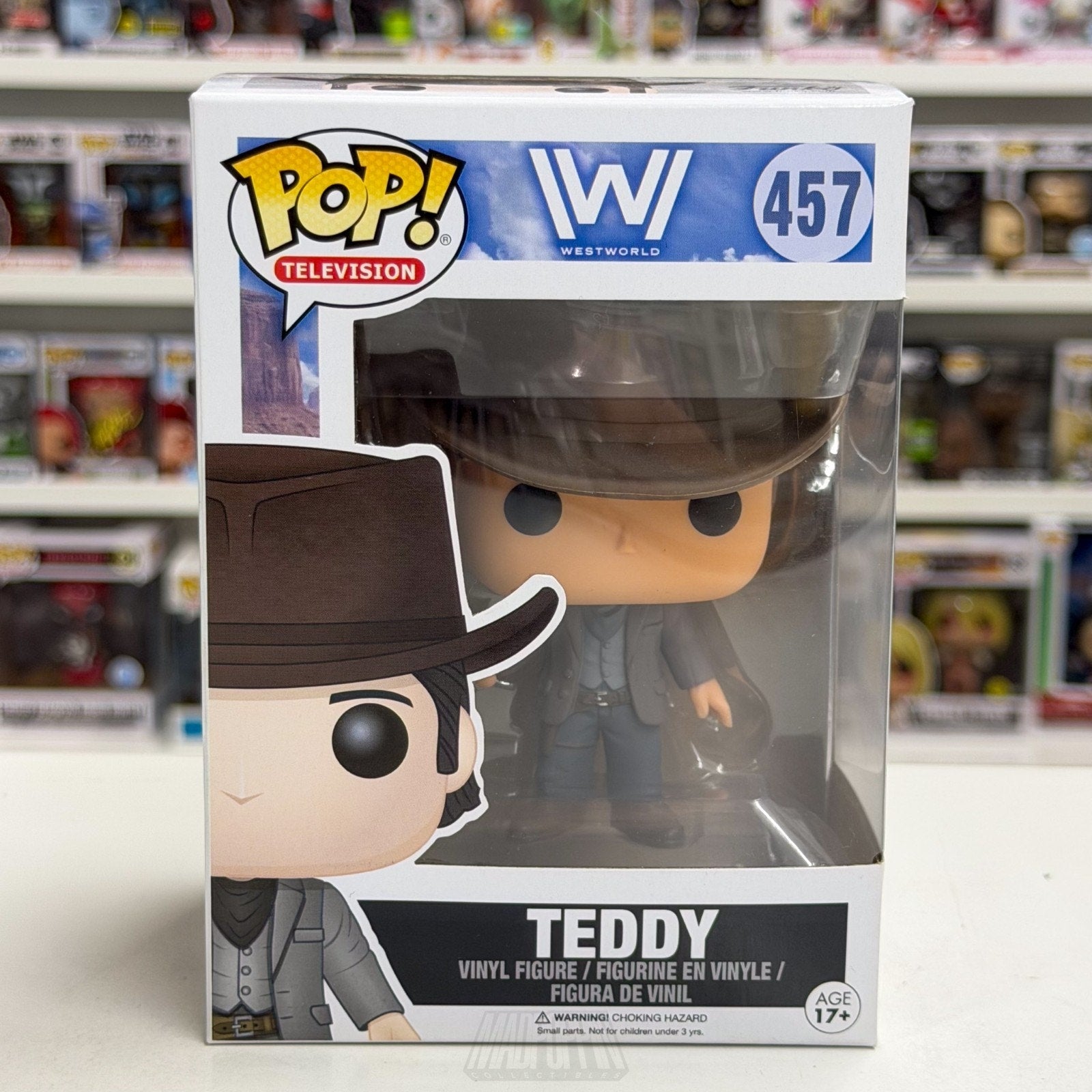 Funko Pop TV HBO Westworld Teddy 457 Sci-Fi Western Drama Vinyl Figure