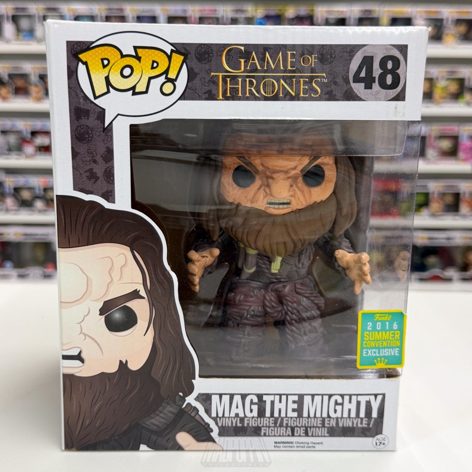Funko Pop TV HBO Game of Thrones Mag the Mighty 6" SDCC 48 Giant Vinyl Figure