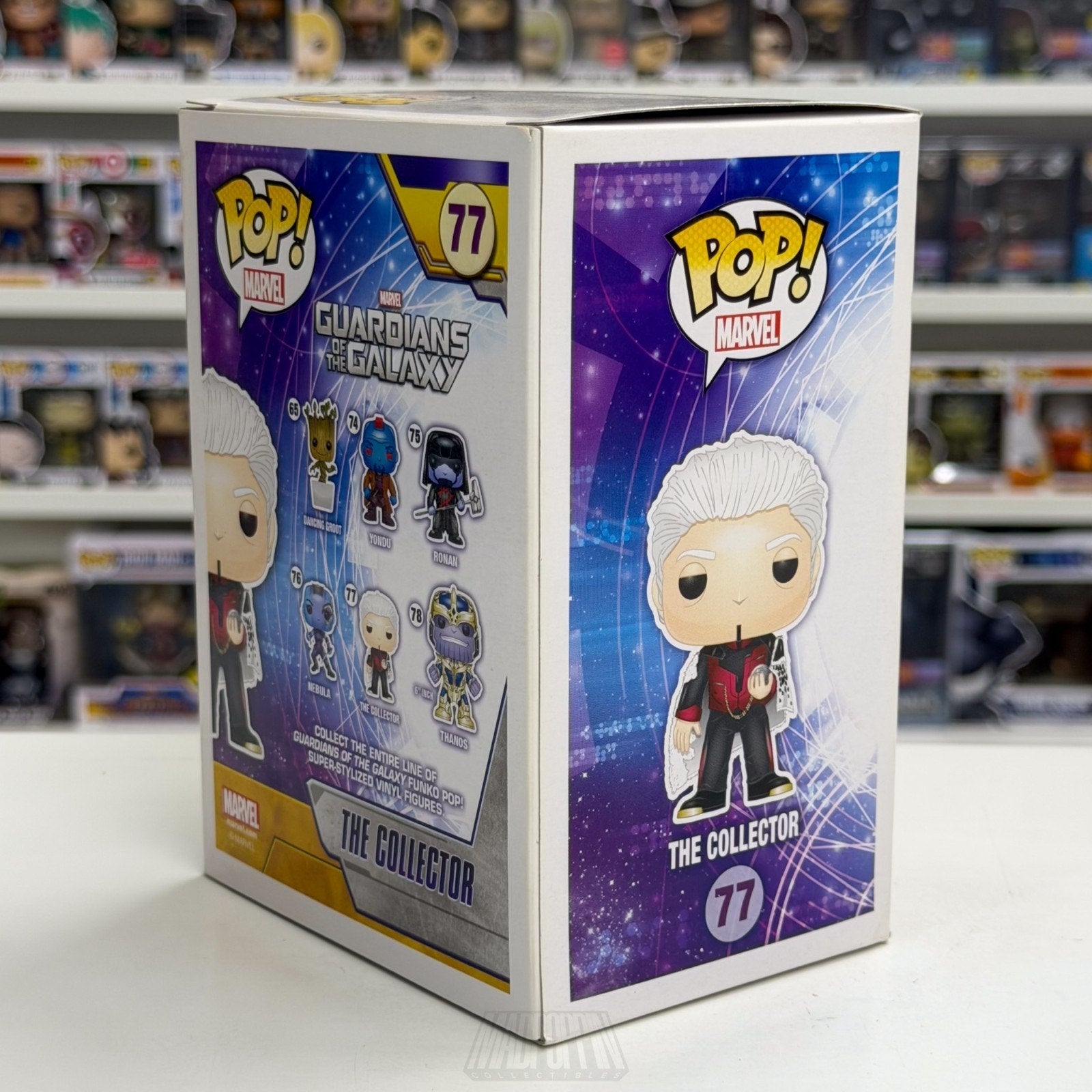 Funko Pop Marvel Guardians of the Galaxy The Collector 77 GOTG Toy Vinyl Figure