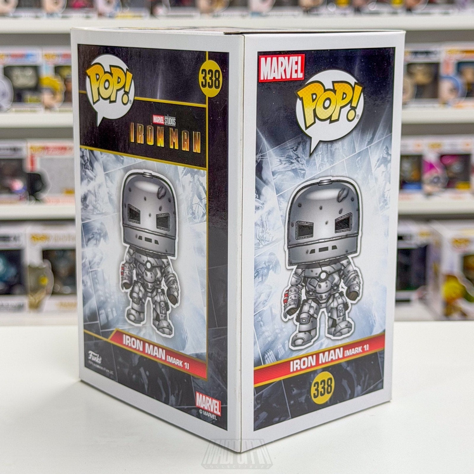 Funko Pop Marvel Iron Man Mark 1 SDCC Summer Con 338 Tony Stark Toy Vinyl Figure