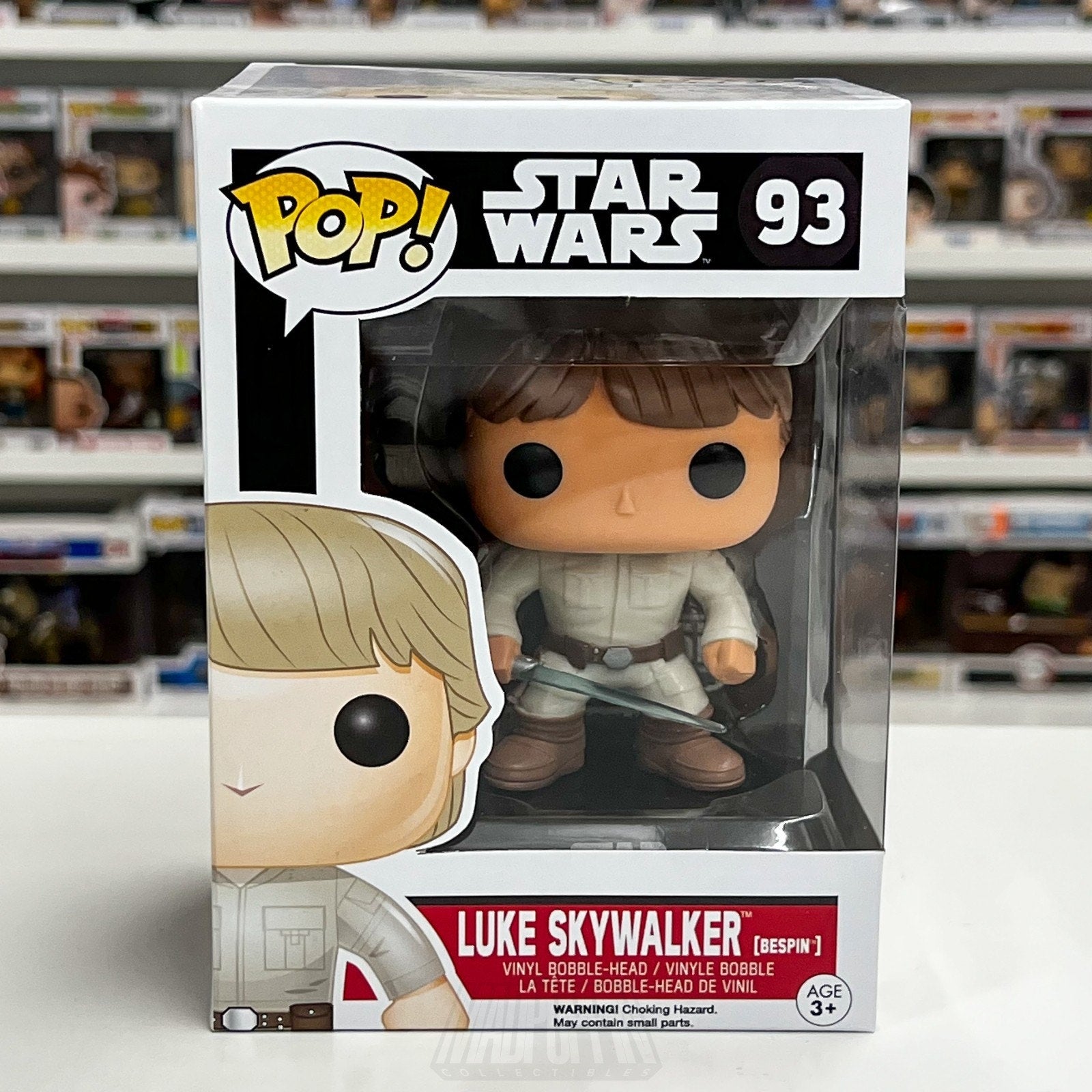 Funko Pop Star Wars Luke Skywalker Bespin 93 Jedi Knight Lightsaber Vinyl Figure
