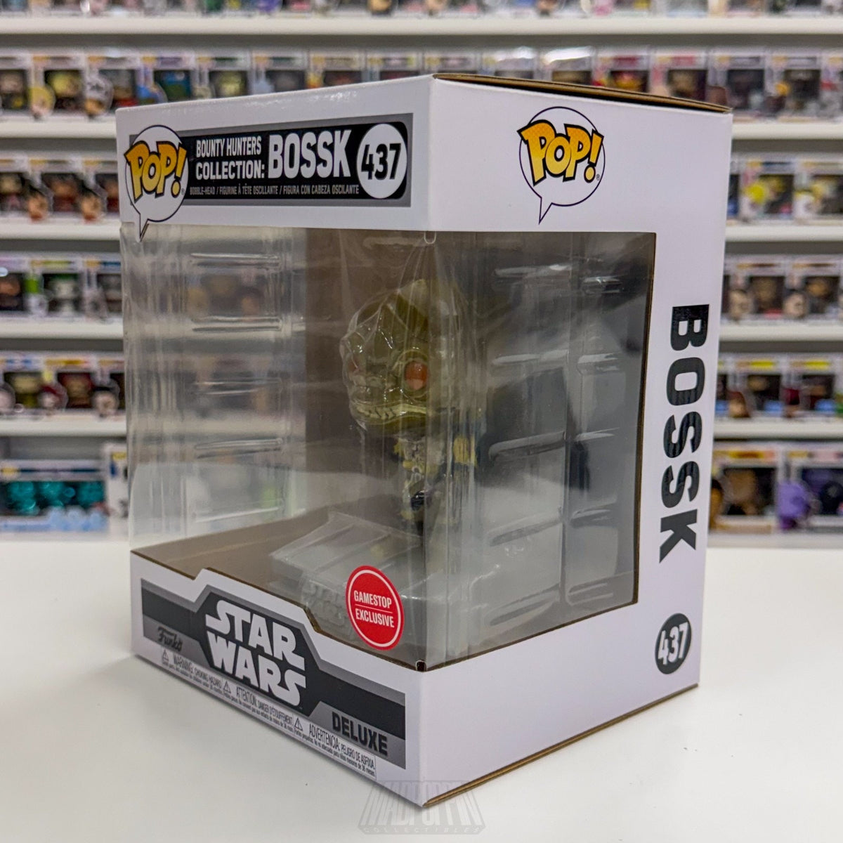 Funko Pop Star Wars Bounty Hunters Collection Bossk GameStop 437 Vinyl Figure