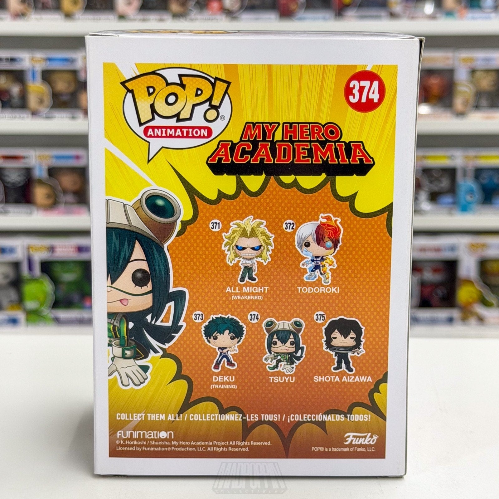 Funko Pop Anime My Hero Academia Tsuyu Froppy 374 Japanese Manga Vinyl Figure