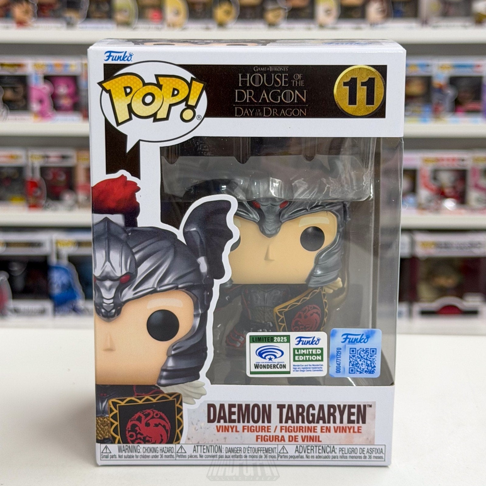 Funko Pop TV HBO House of the Dragon Daemon Targaryen WonderCon 11 Vinyl Figure