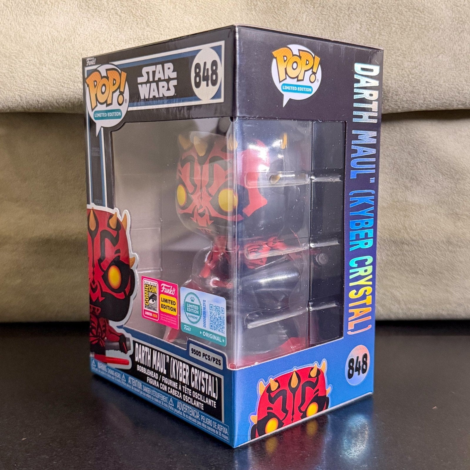 Funko Pop Star Wars Darth Maul Kyber Crystal 848 SDCC 2026 LE 9500 Vinyl Figure