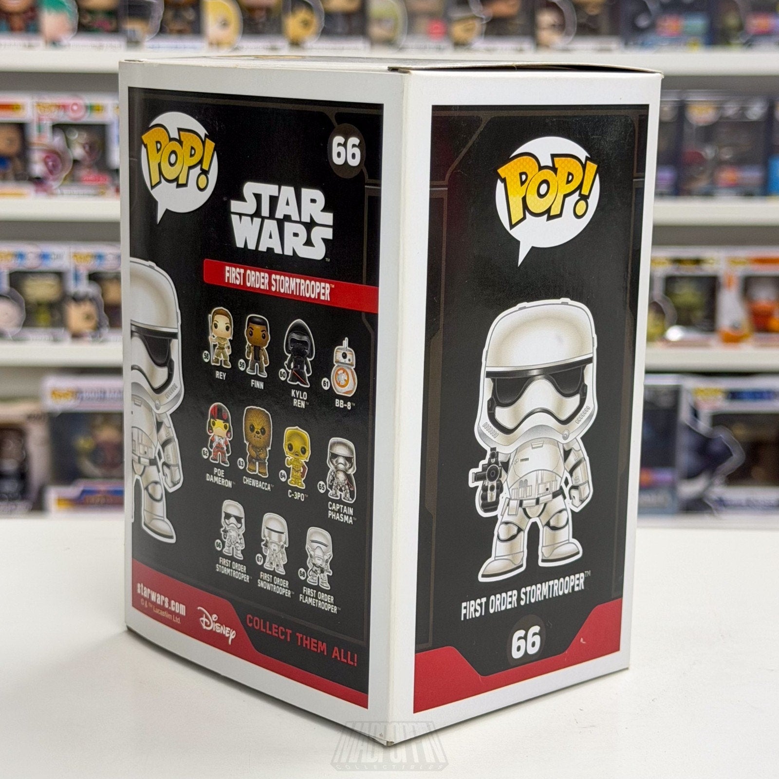 Funko Pop Star Wars The Force Awakens First Order Stormtrooper 66 Vinyl Figure