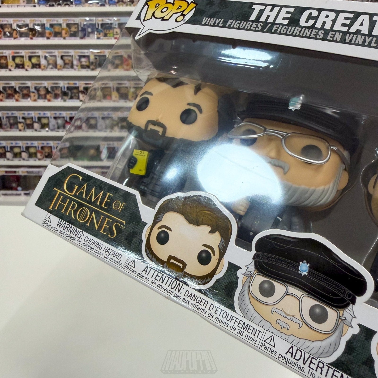 Funko Pop TV HBO Game of Thrones The Creators NYCC Excl 3 Pack Toy Vinyl Figure