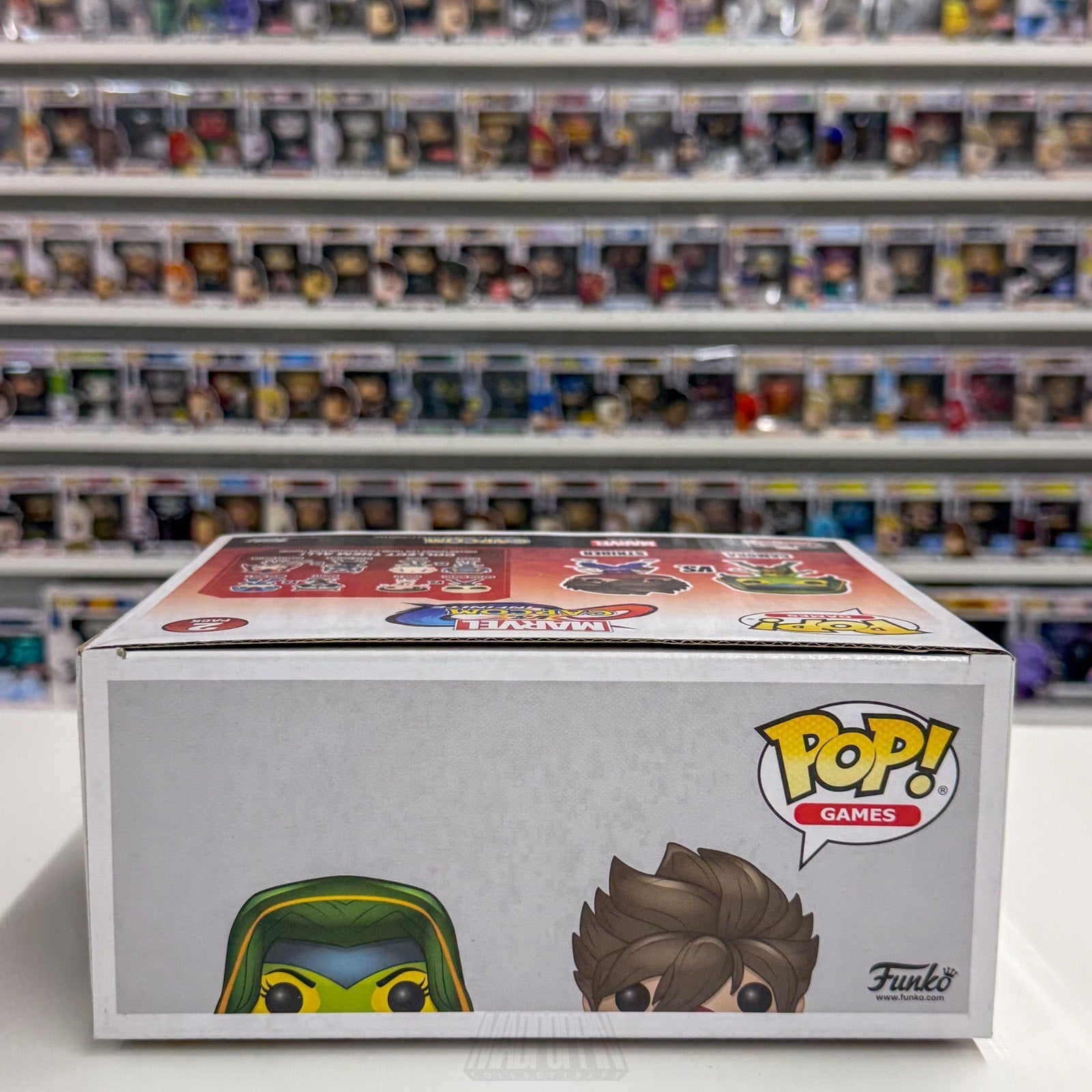 Funko Pop Marvel Capcom Gamerverse Gamora vs Strider 2 Pack Toy Vinyl Figure